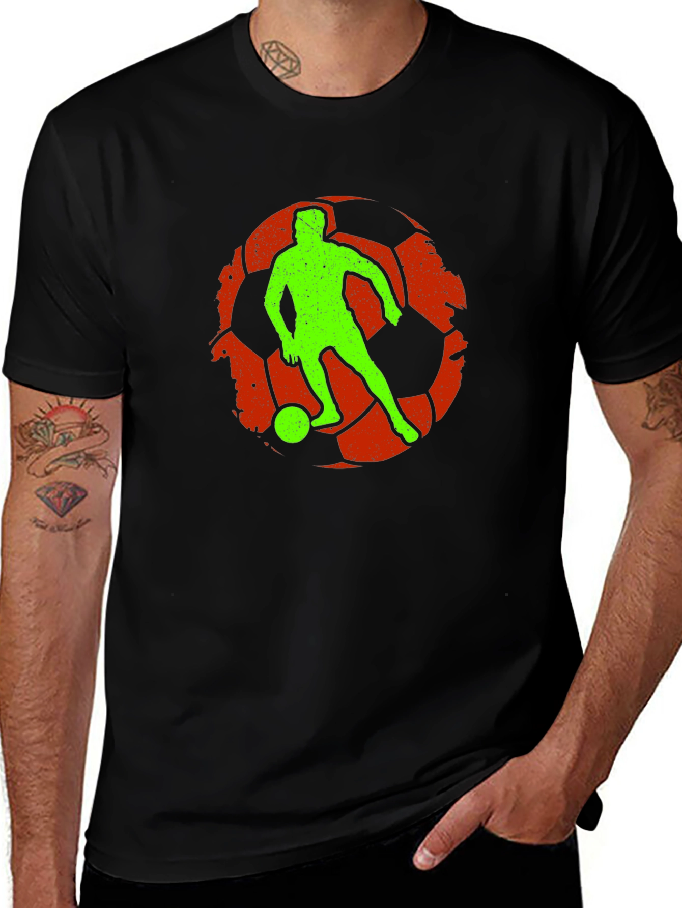 Soccer Player Graphic Tee