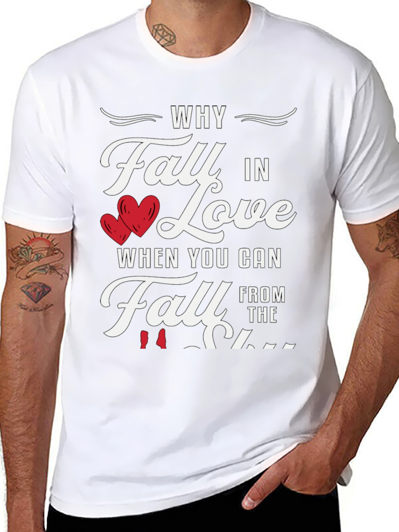 Why Fall in Love Funny Graphic Tee