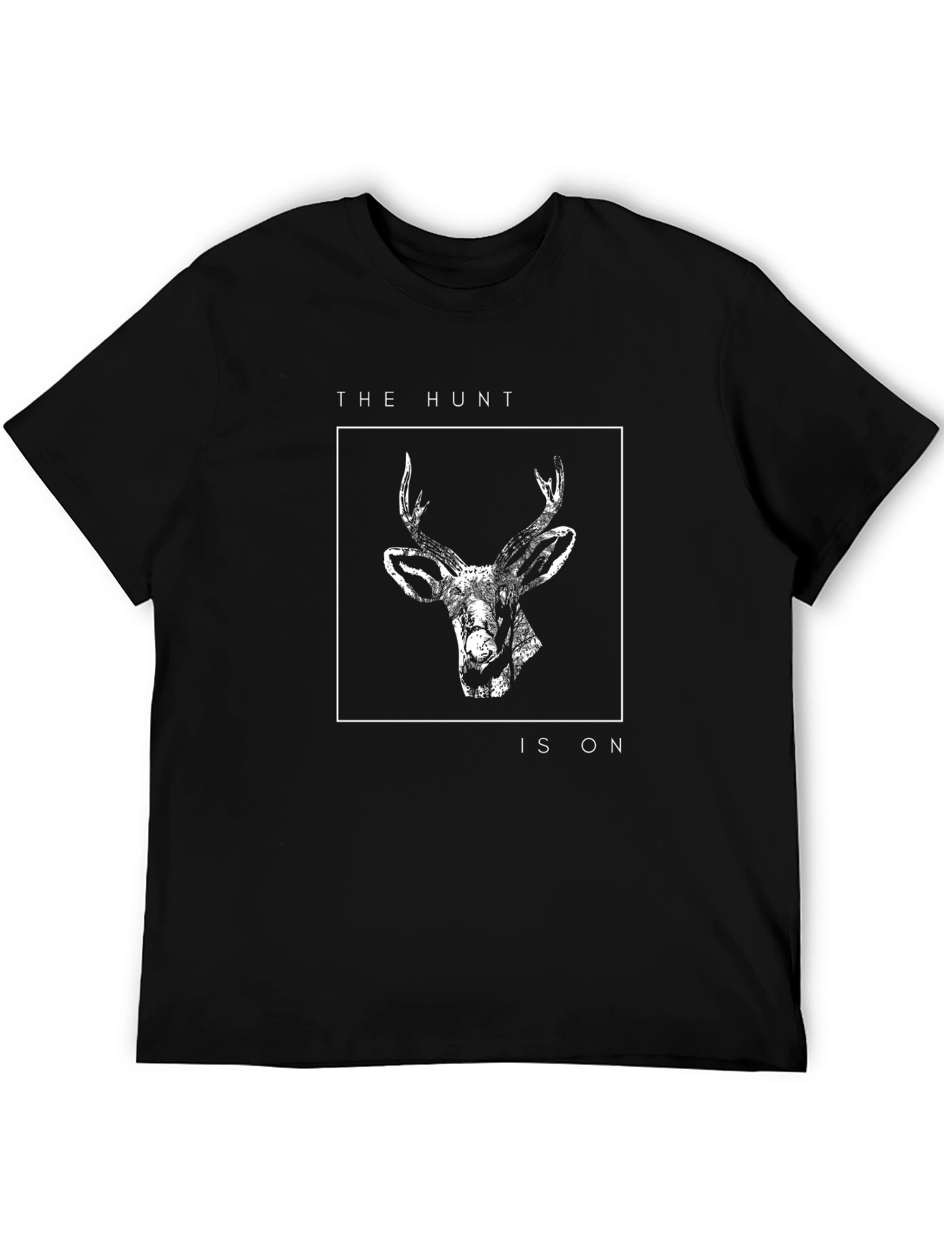 The Hunt Is On Graphic Tee - Black