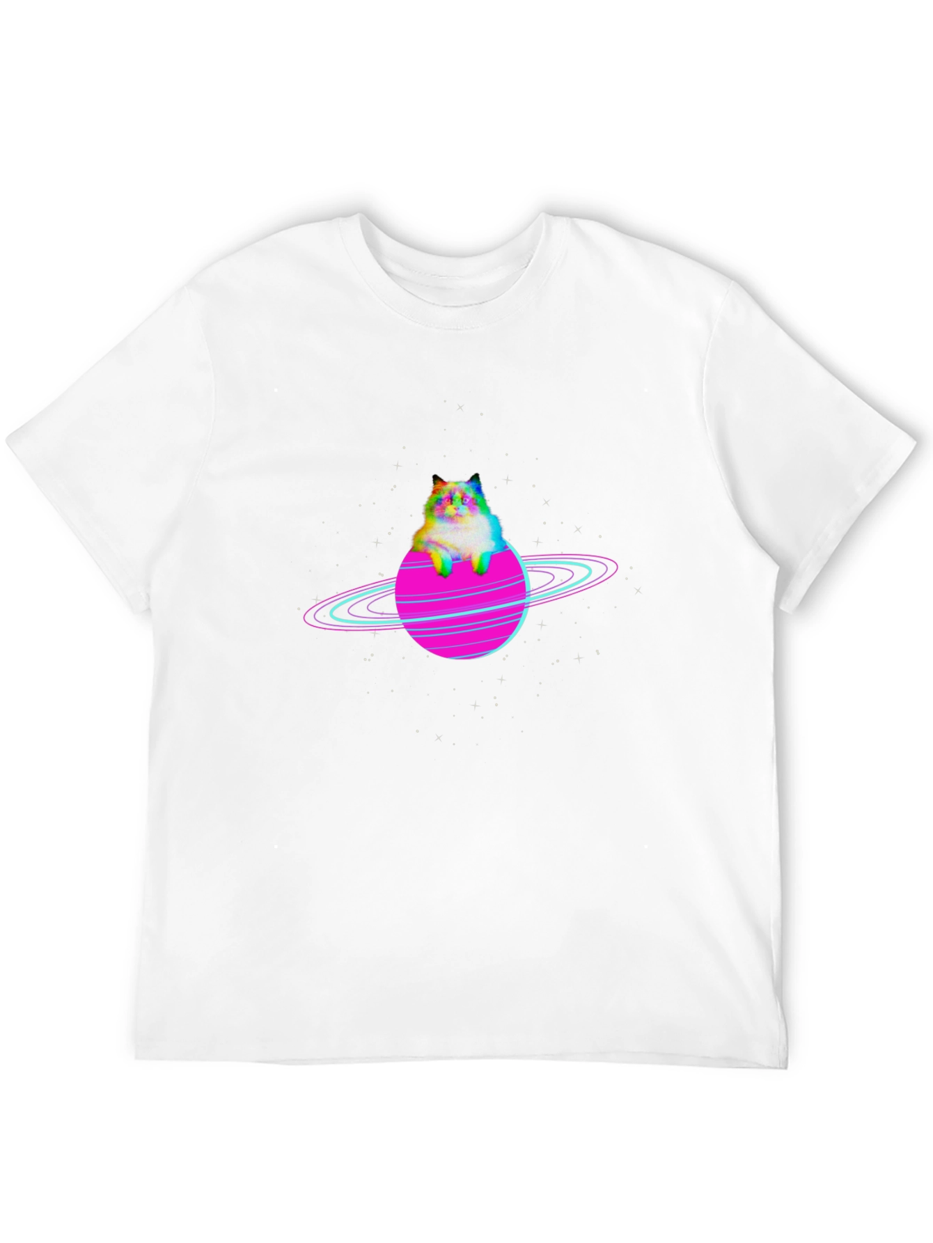 Cosmic Cat Planet Graphic Tee