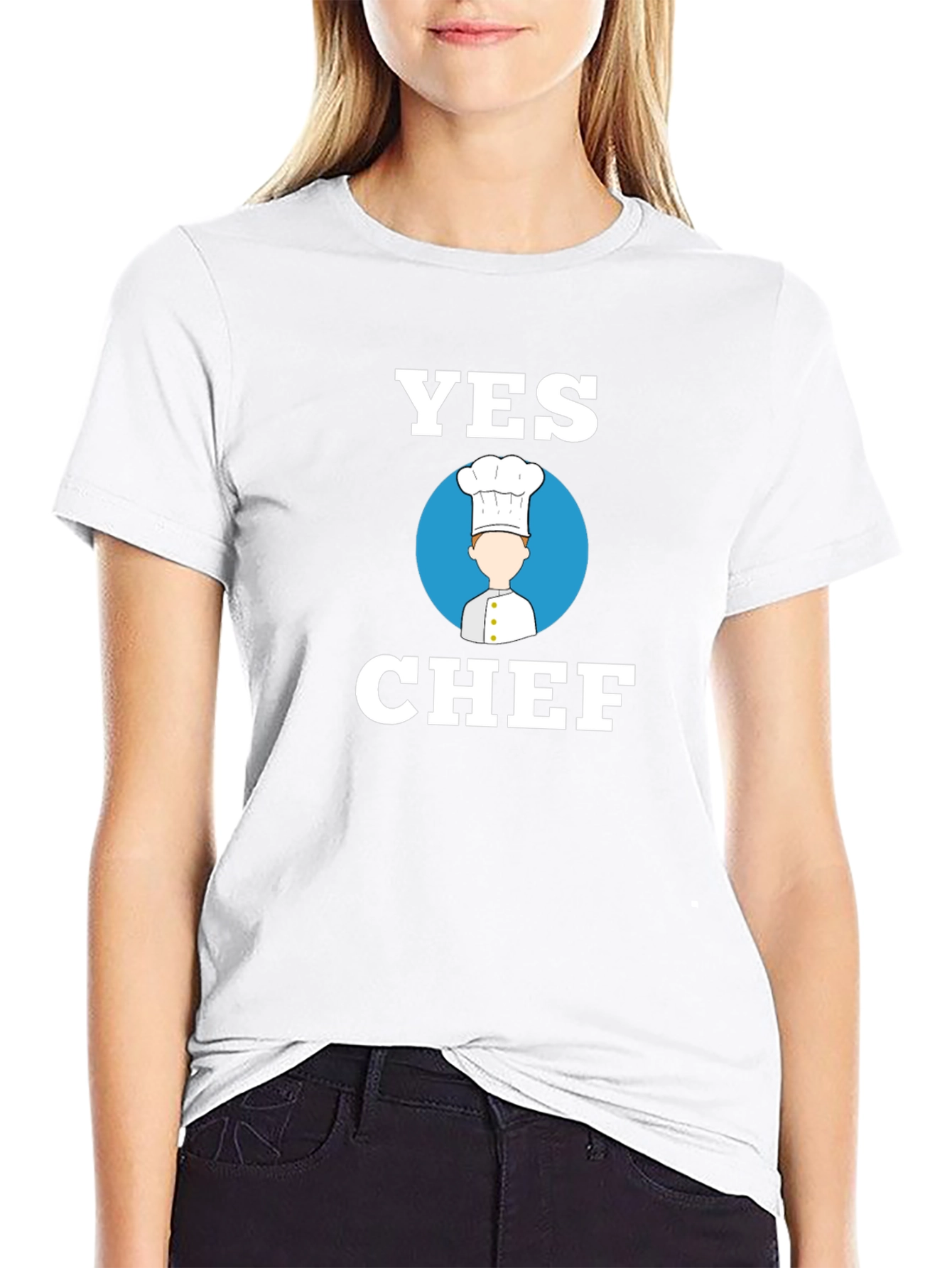Yes Chef T-Shirt - Culinary Humor Tee