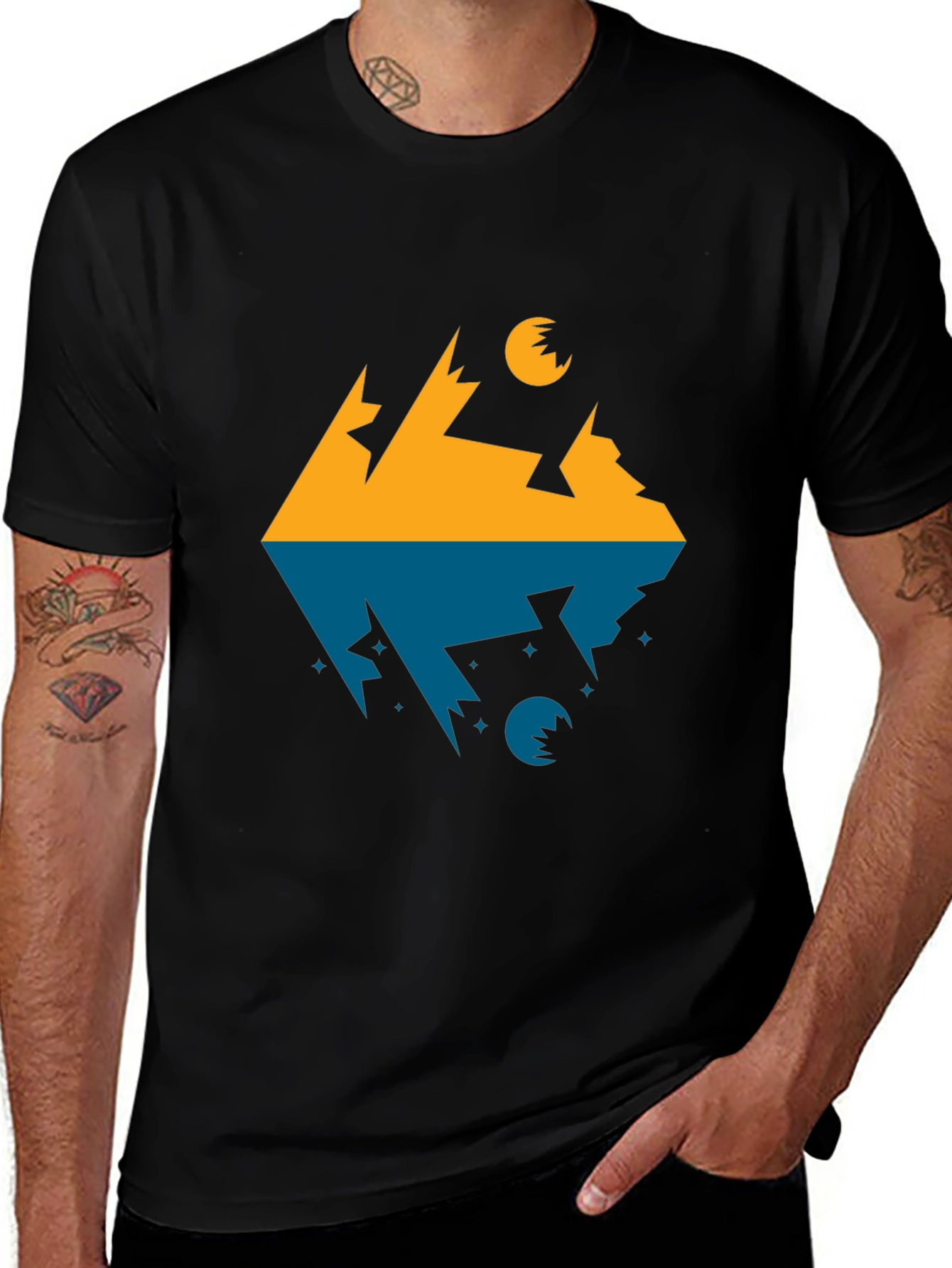Mountain & Moon Graphic Tee