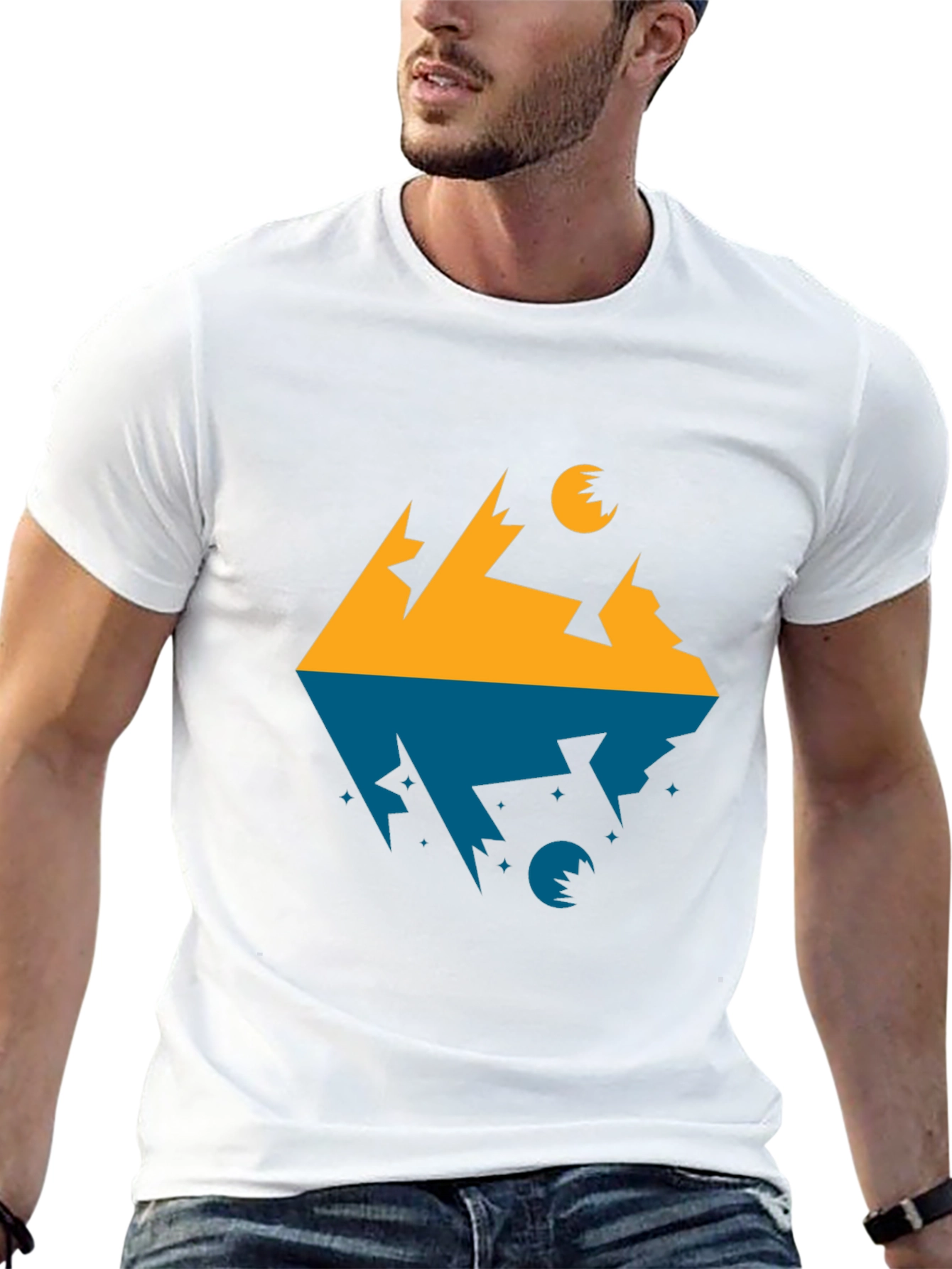 Mountain & Moon Graphic Tee