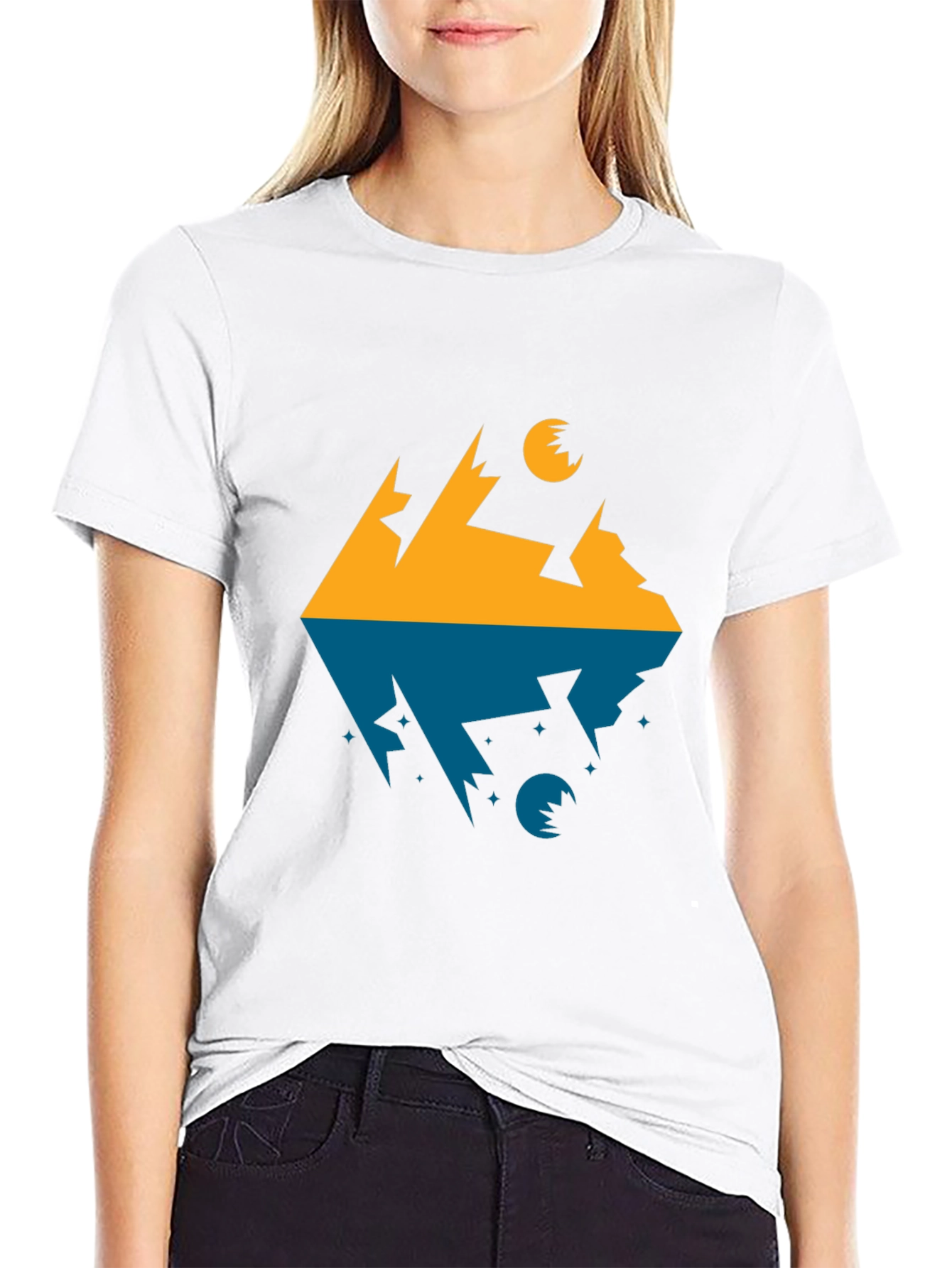 Mountain & Moon Graphic Tee