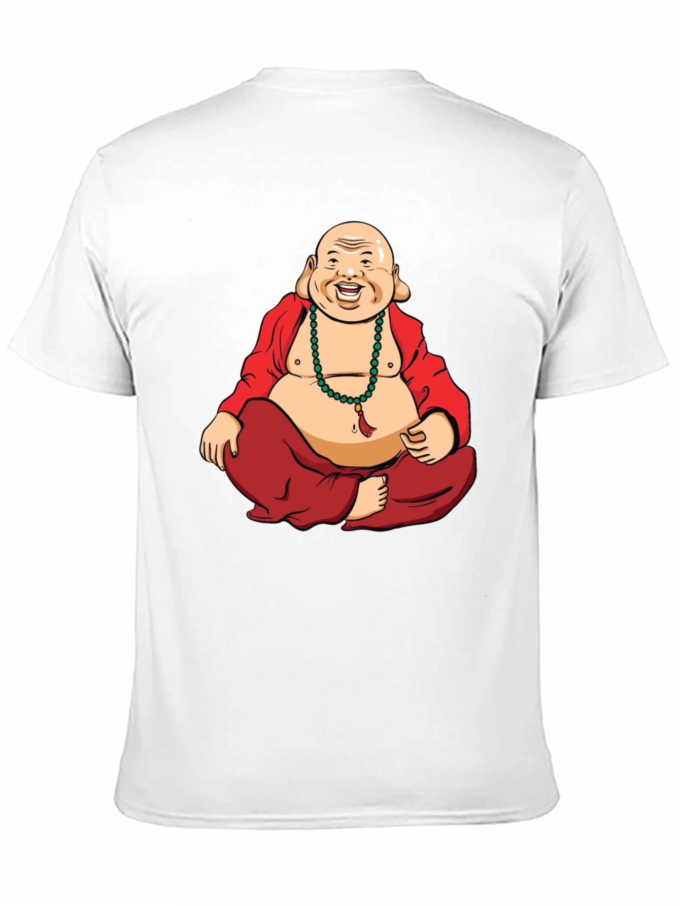 Buddha Graphic Tee - Black Cotton T-Shirt