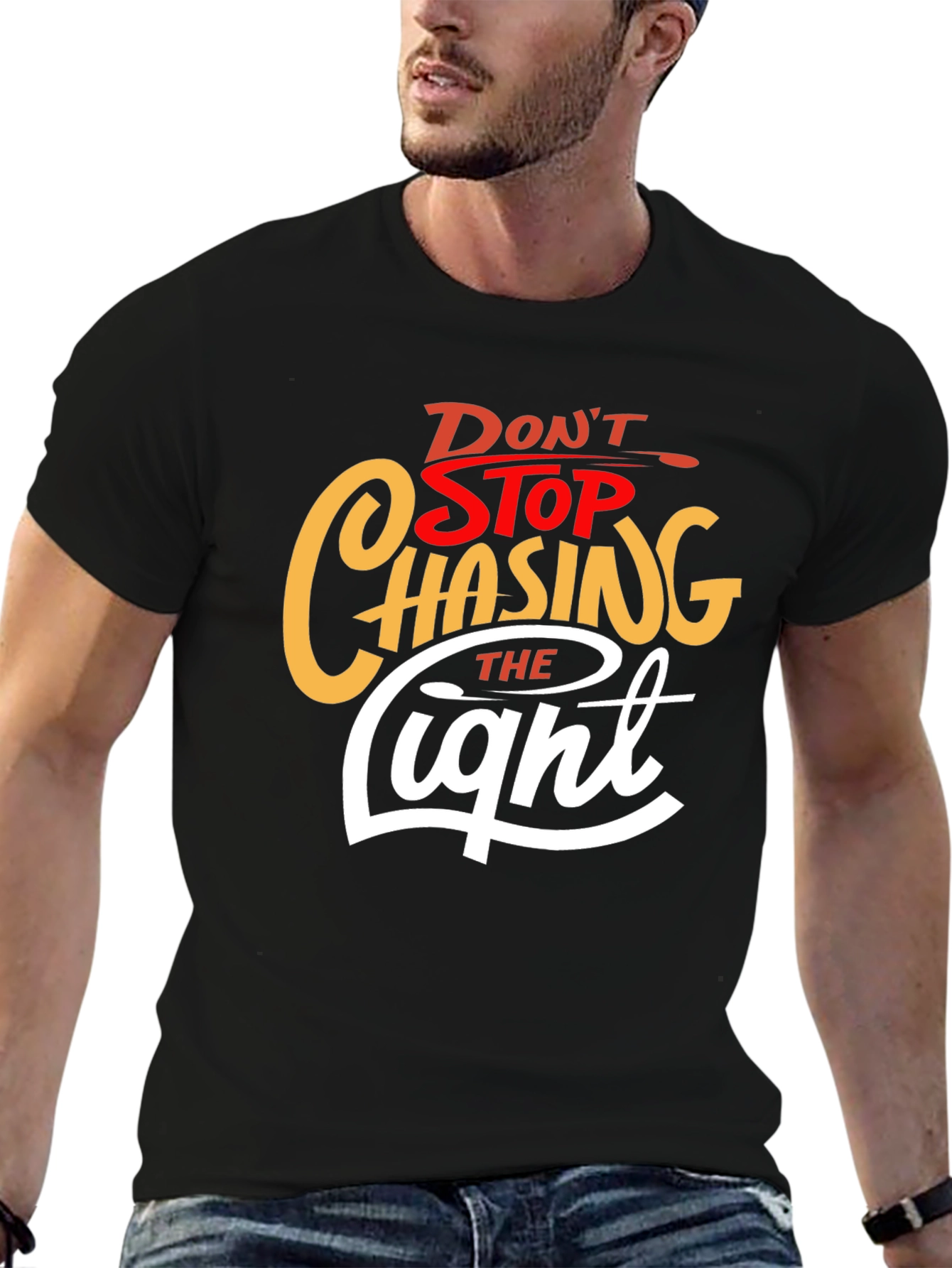 Dont Stop Chasing the Light Graphic Tee