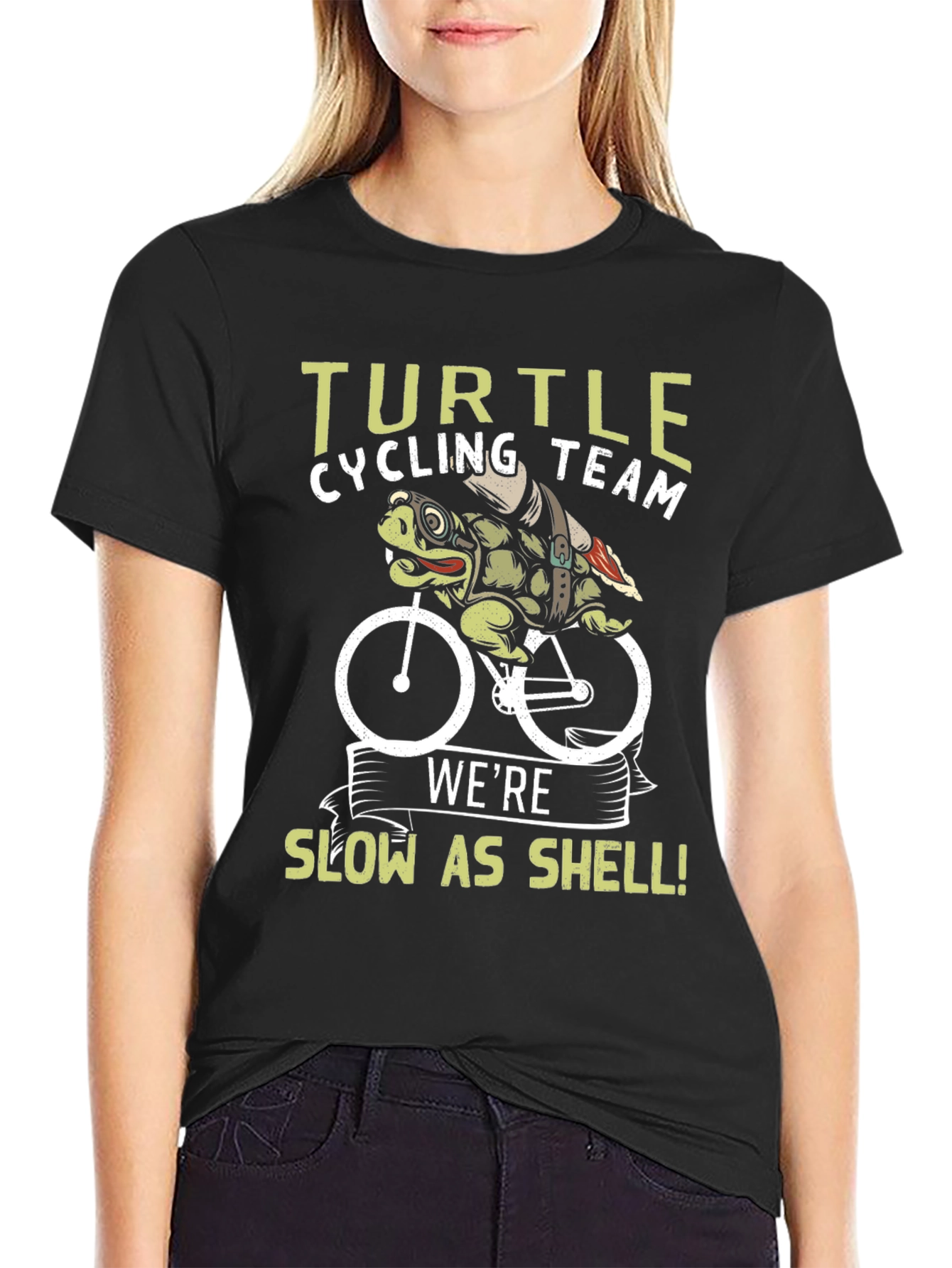 Turtle Cycling Team T-Shirt - Slow As Shell!