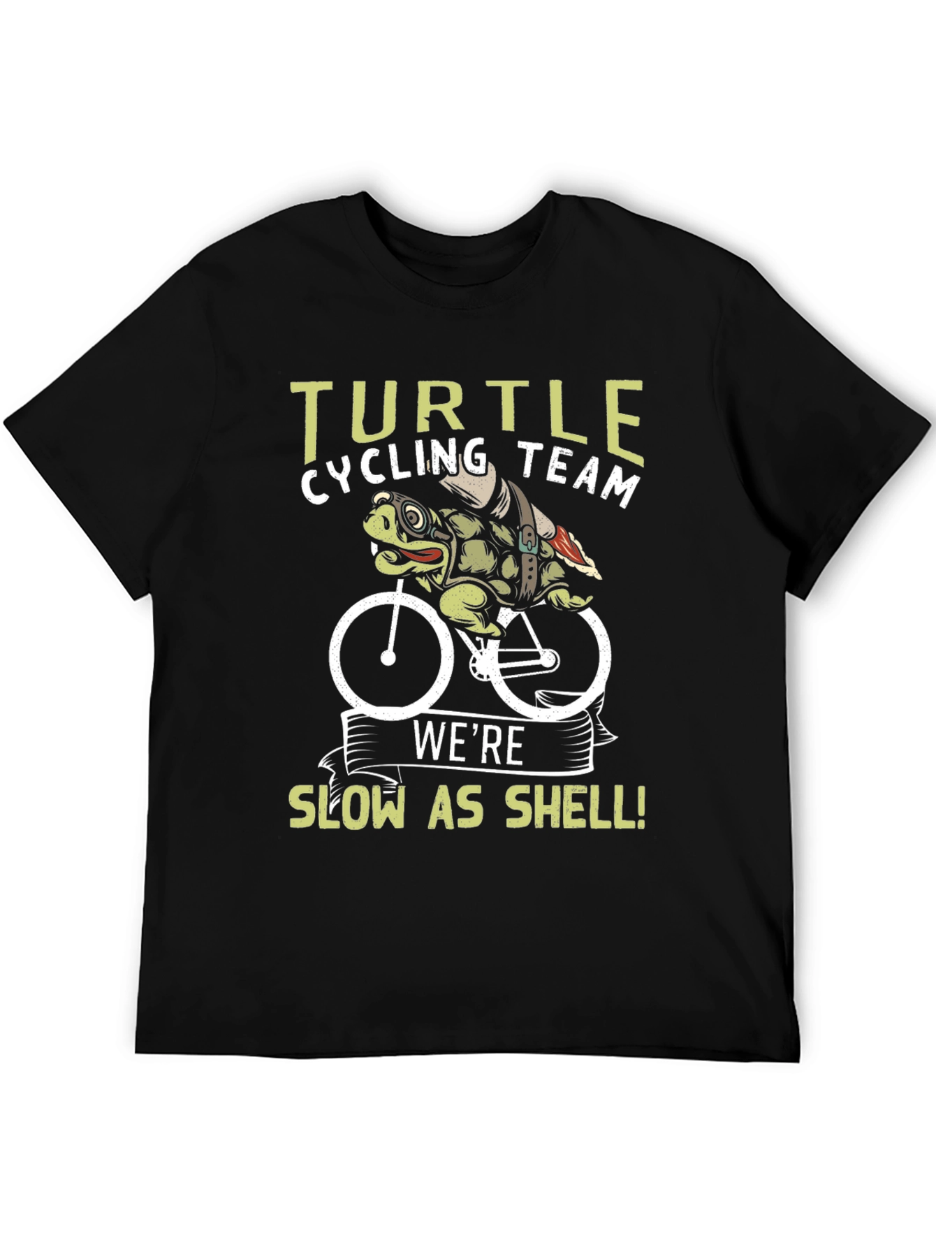 Turtle Cycling Team T-Shirt - Slow As Shell!