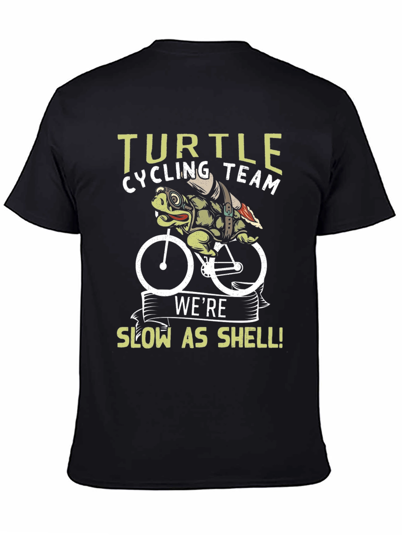 Turtle Cycling Team T-Shirt - Slow As Shell!