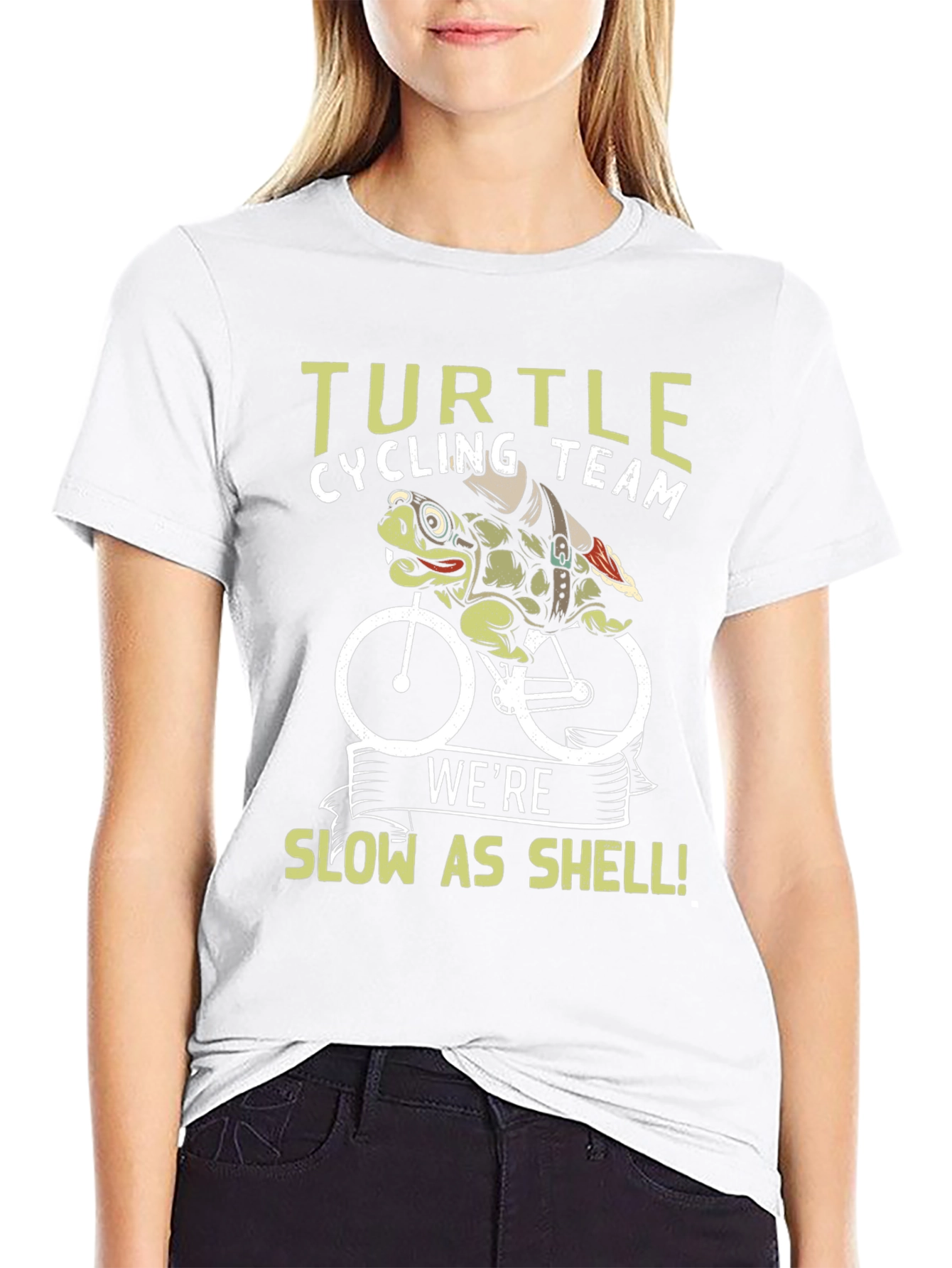 Turtle Cycling Team T-Shirt - Slow As Shell!