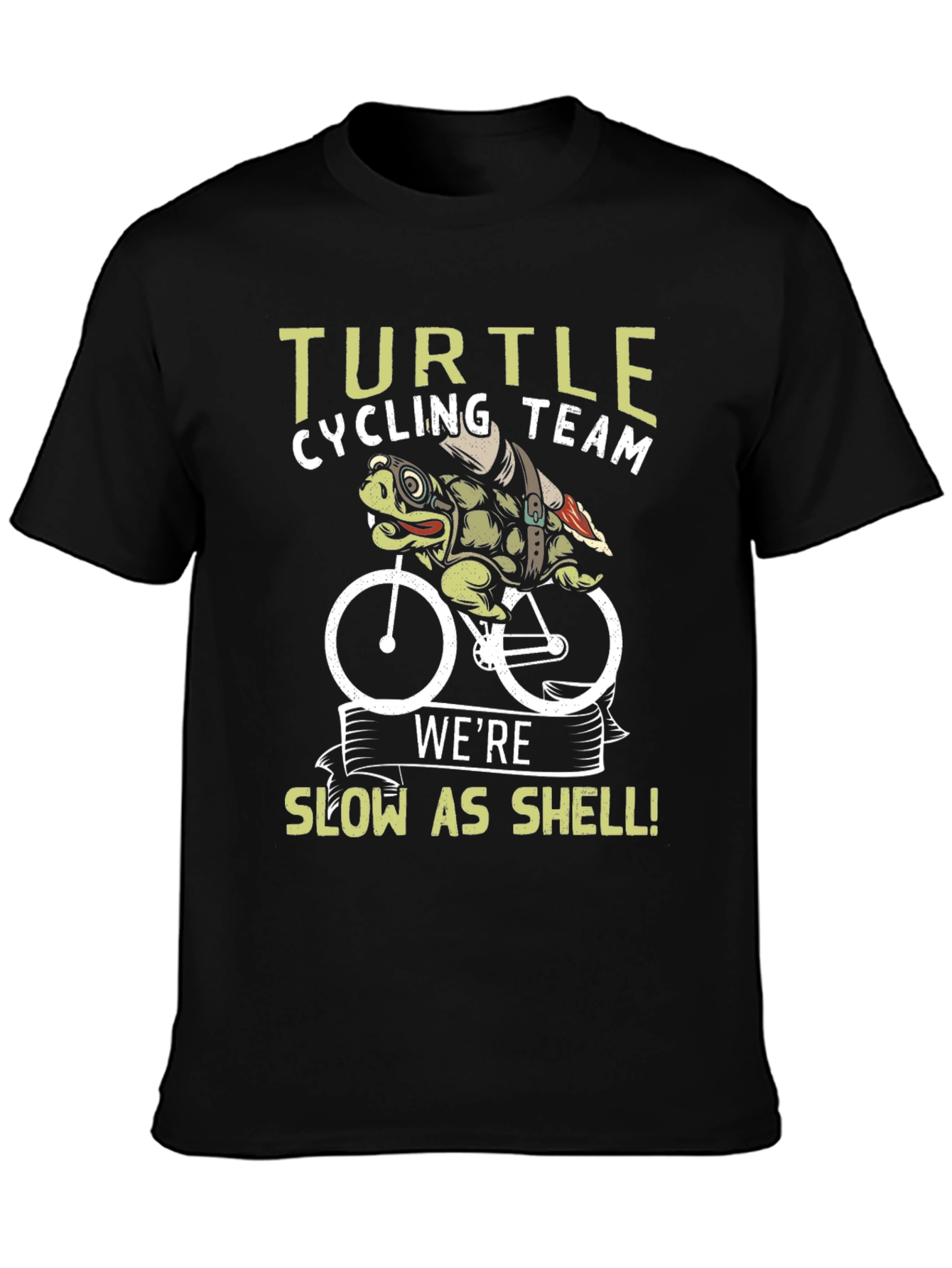Turtle Cycling Team T-Shirt - Slow As Shell!