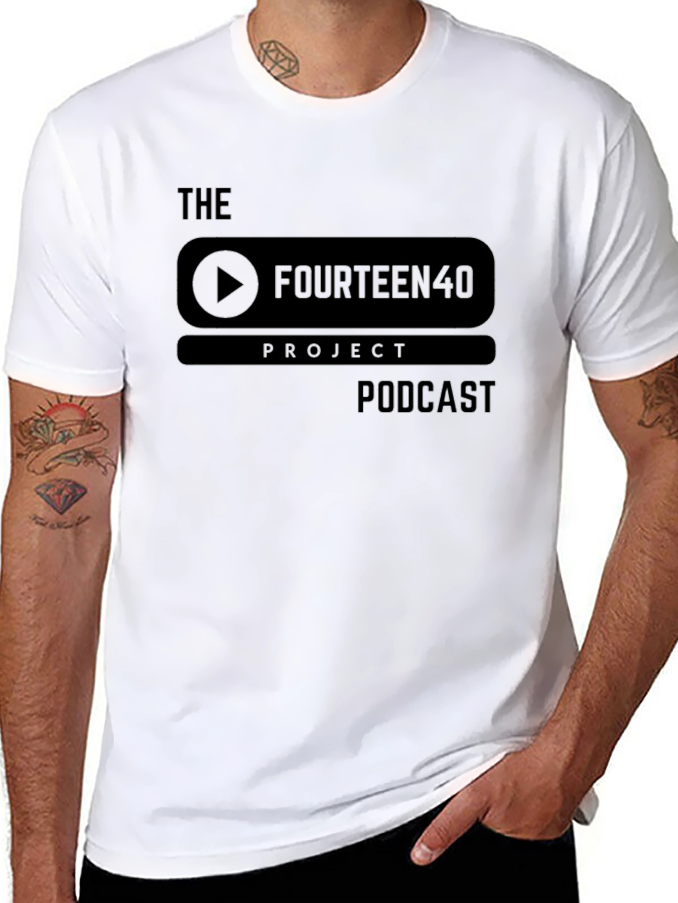 The Fourteen40 Project Podcast Graphic T-Shirt