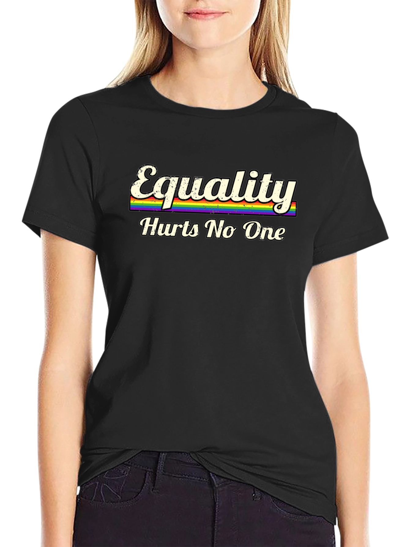 Equality Hurts No One Graphic Tee - Pride LGBT