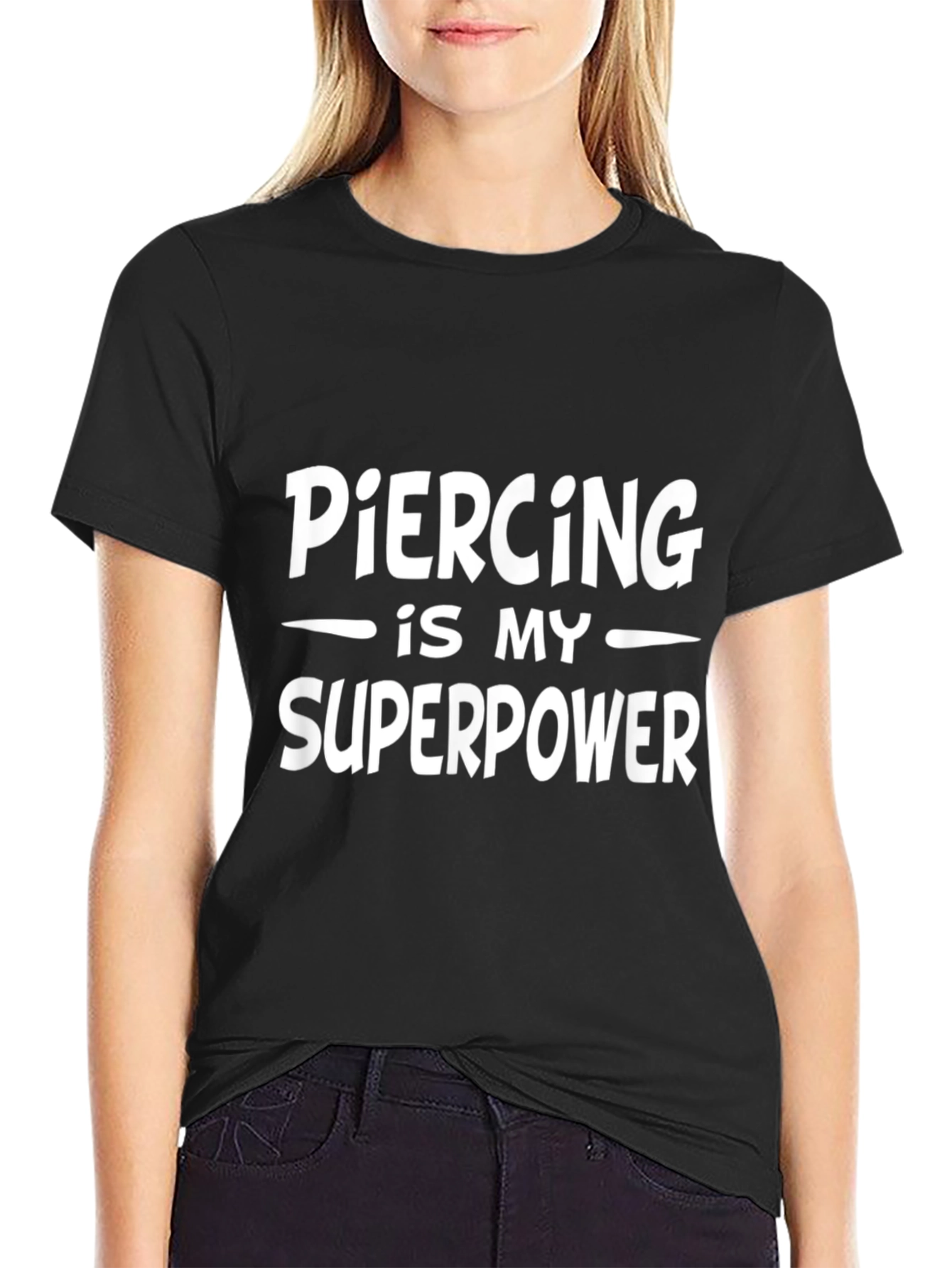 Piercing is My Superpower Graphic T-Shirt