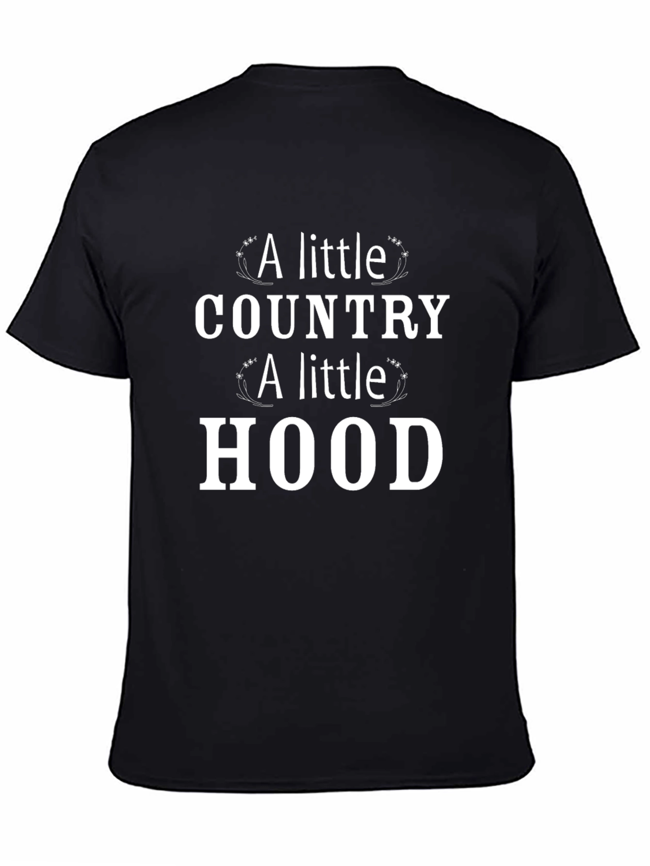 Country Hood Graphic Tee - Stylish Casual Top