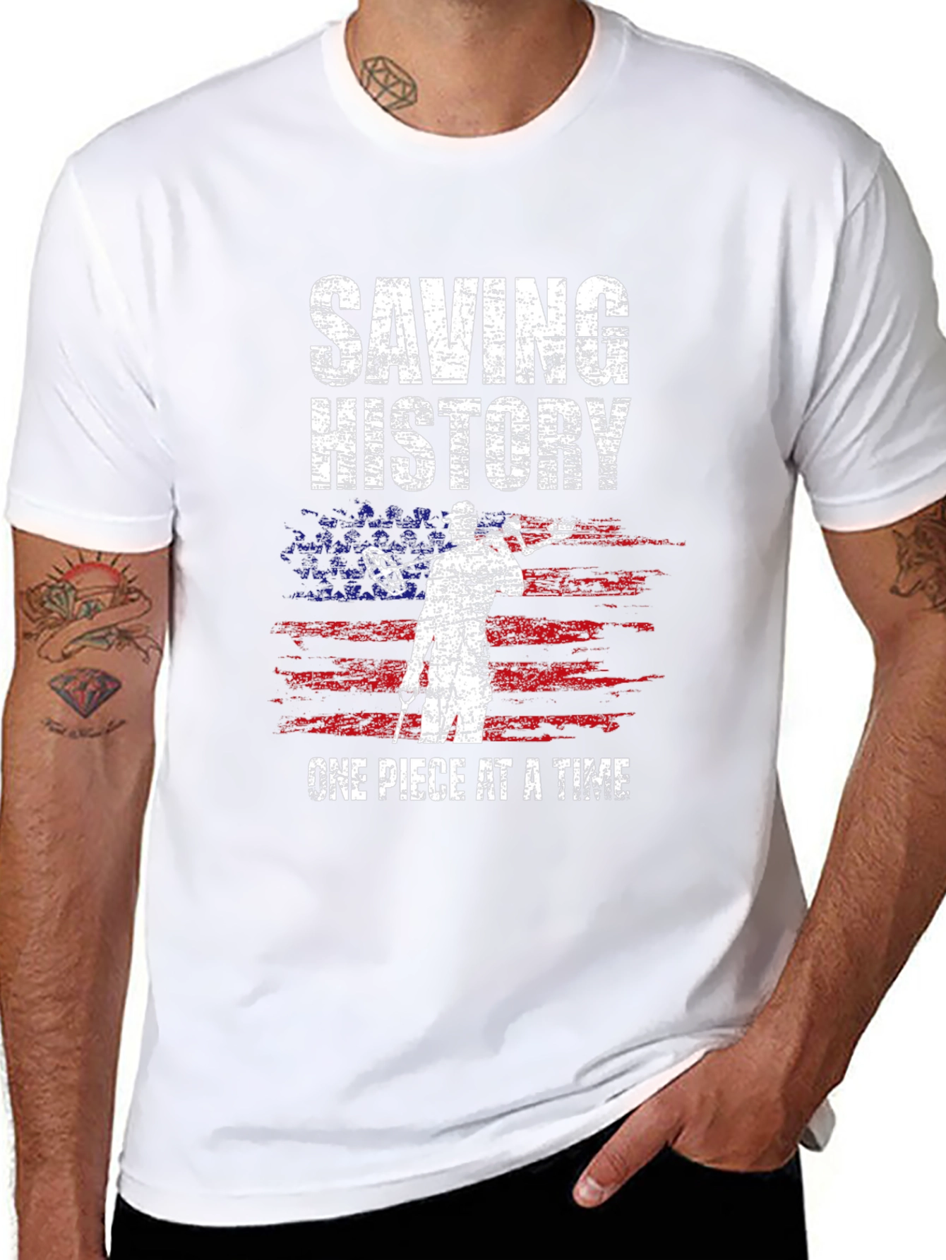 Saving History Metal Detector T-Shirt