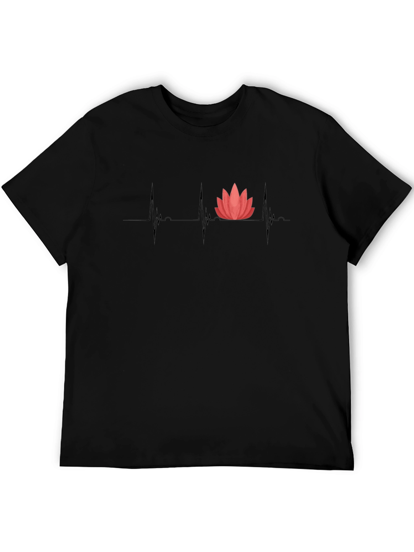 Lotus Heartbeat Tee - Black