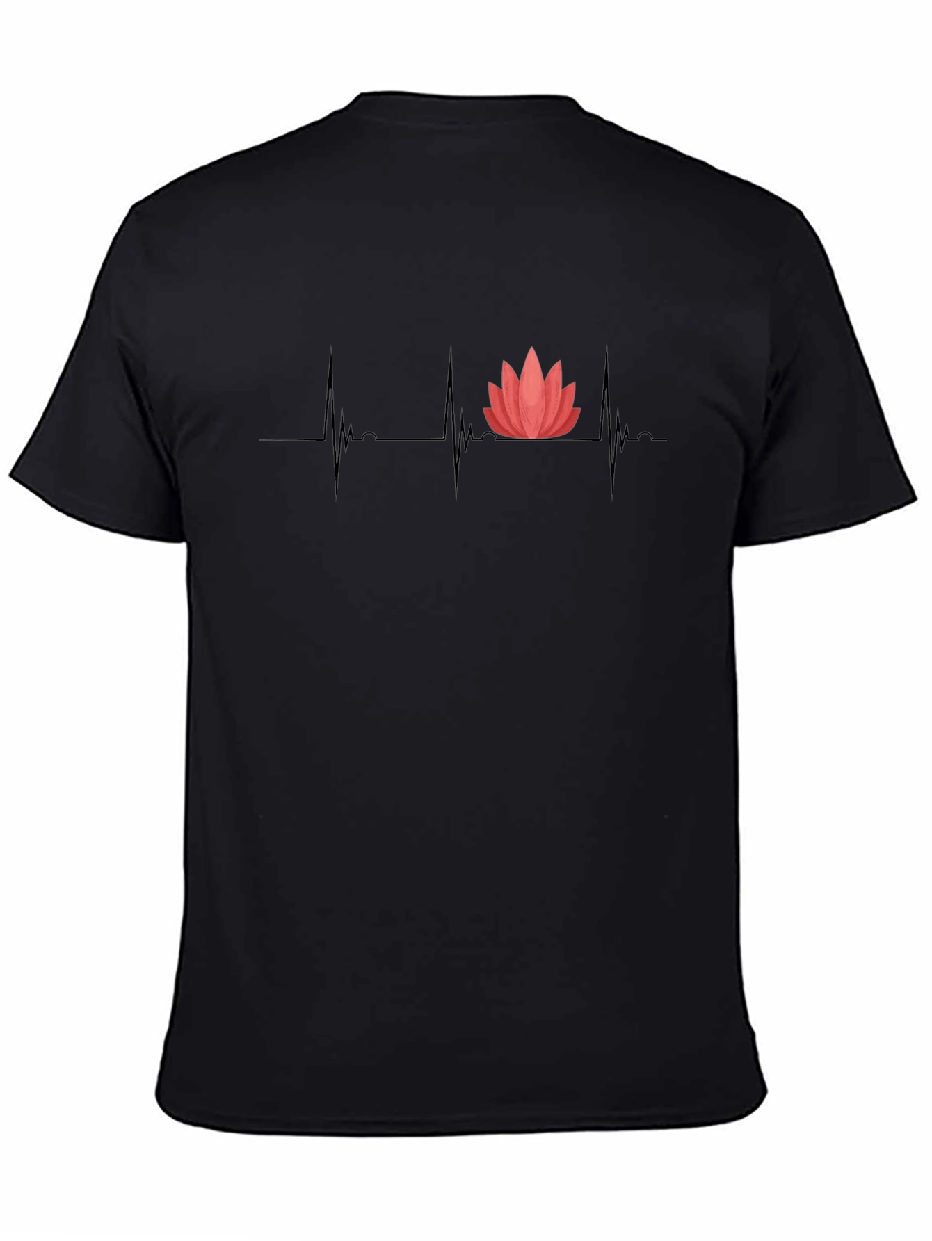 Lotus Heartbeat Tee - Black