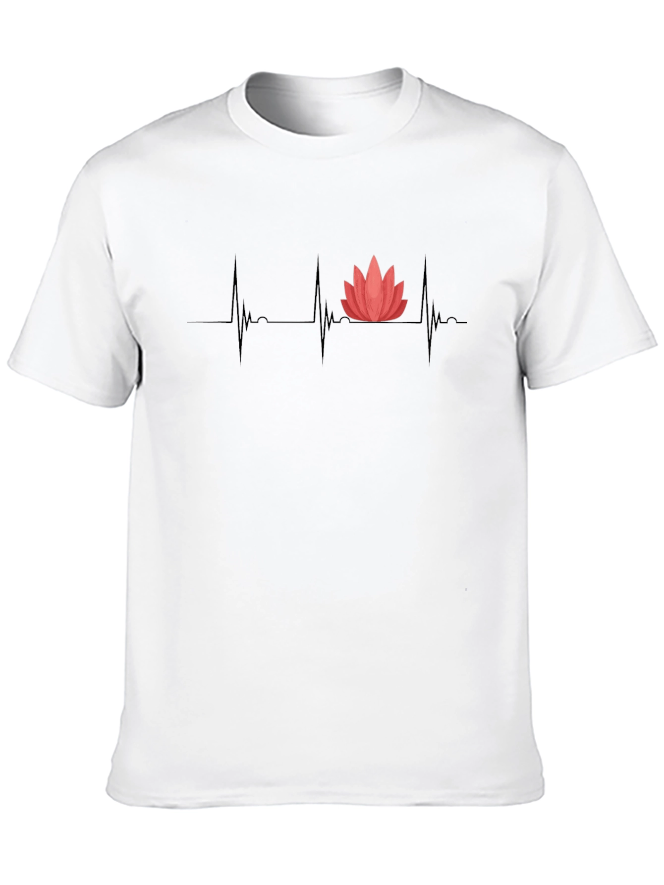 Lotus Heartbeat Tee - Black
