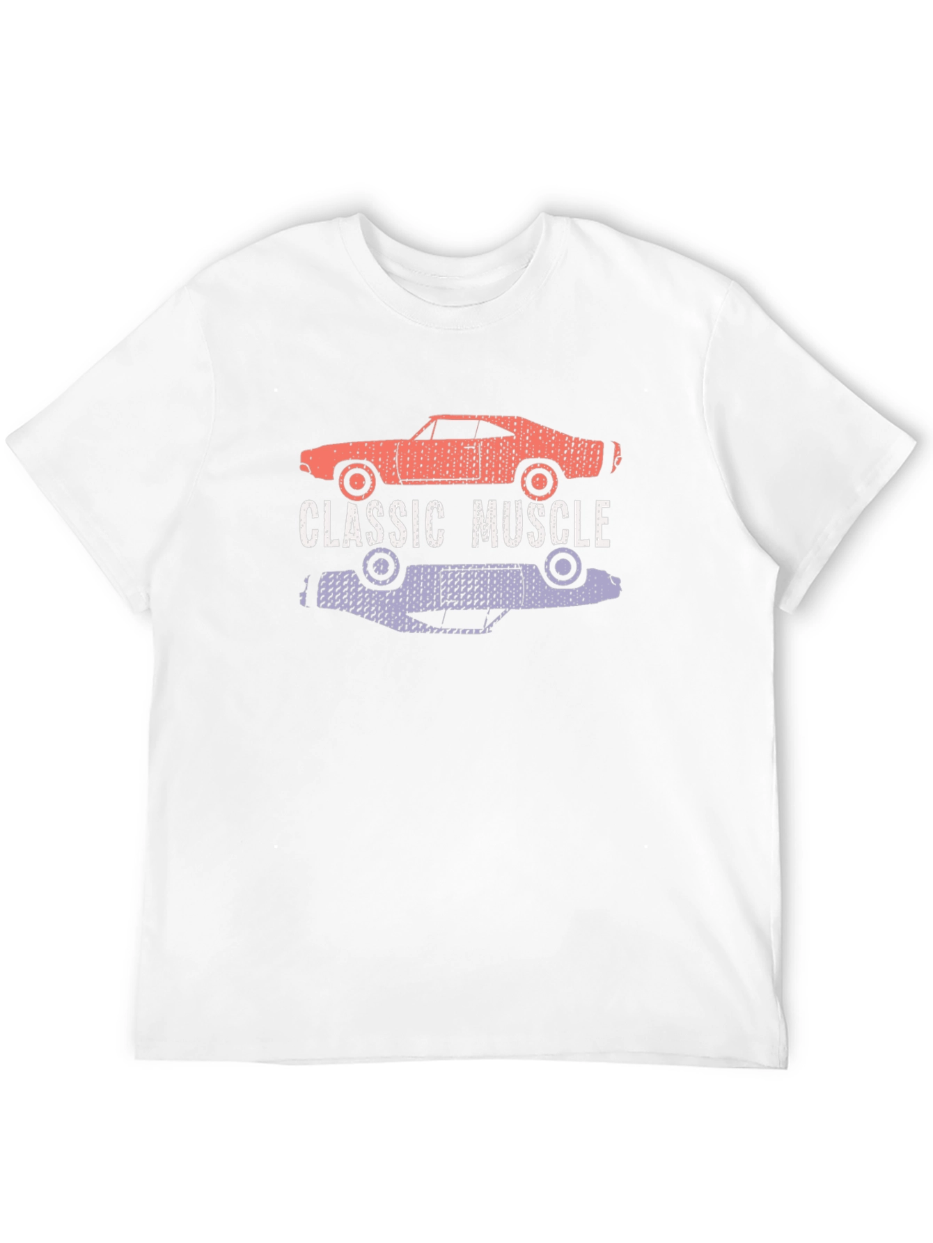 Classic Muscle Car Graphic Tee - Mens Black T-Shirt