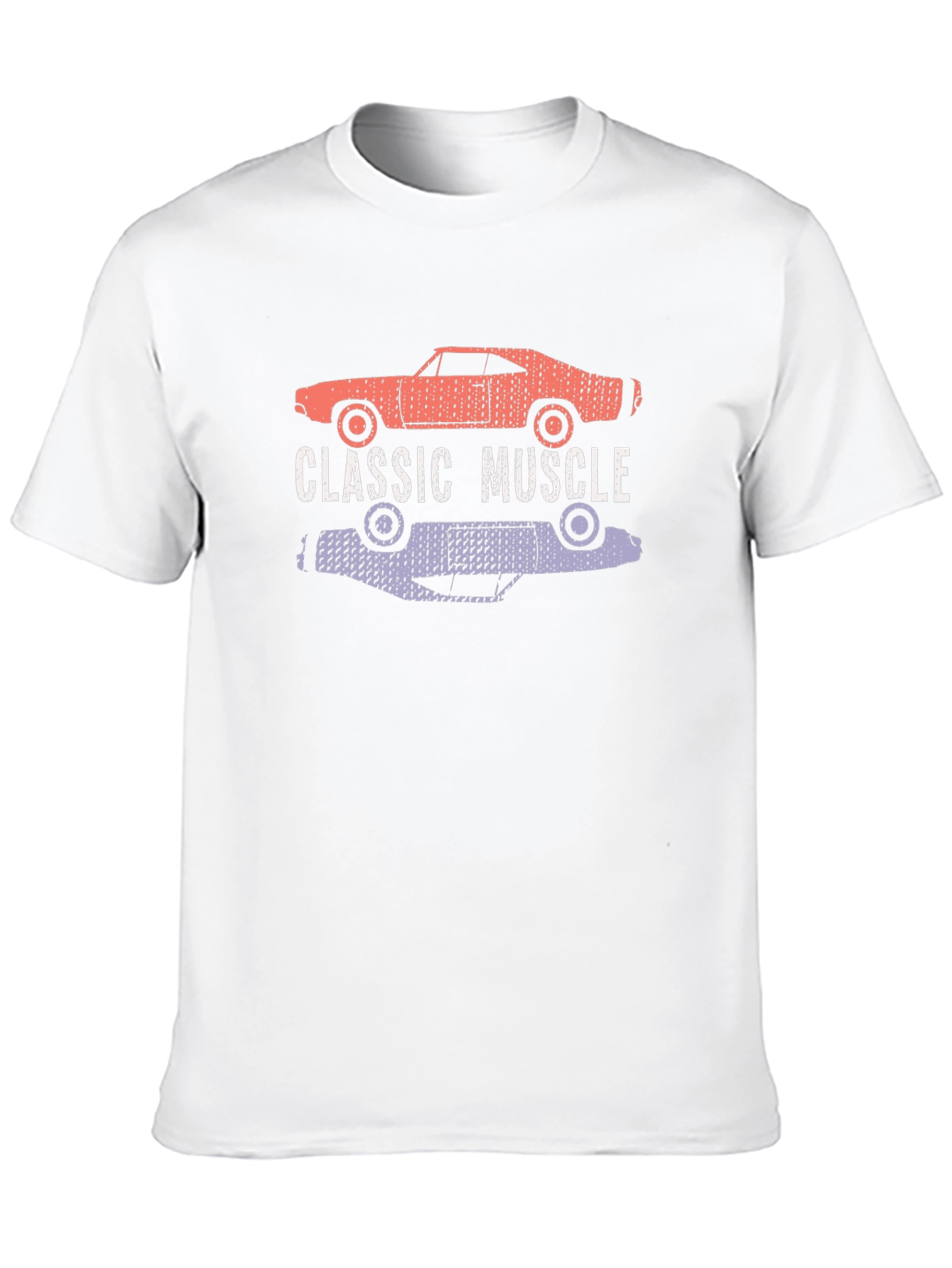Classic Muscle Car Graphic Tee - Mens Black T-Shirt