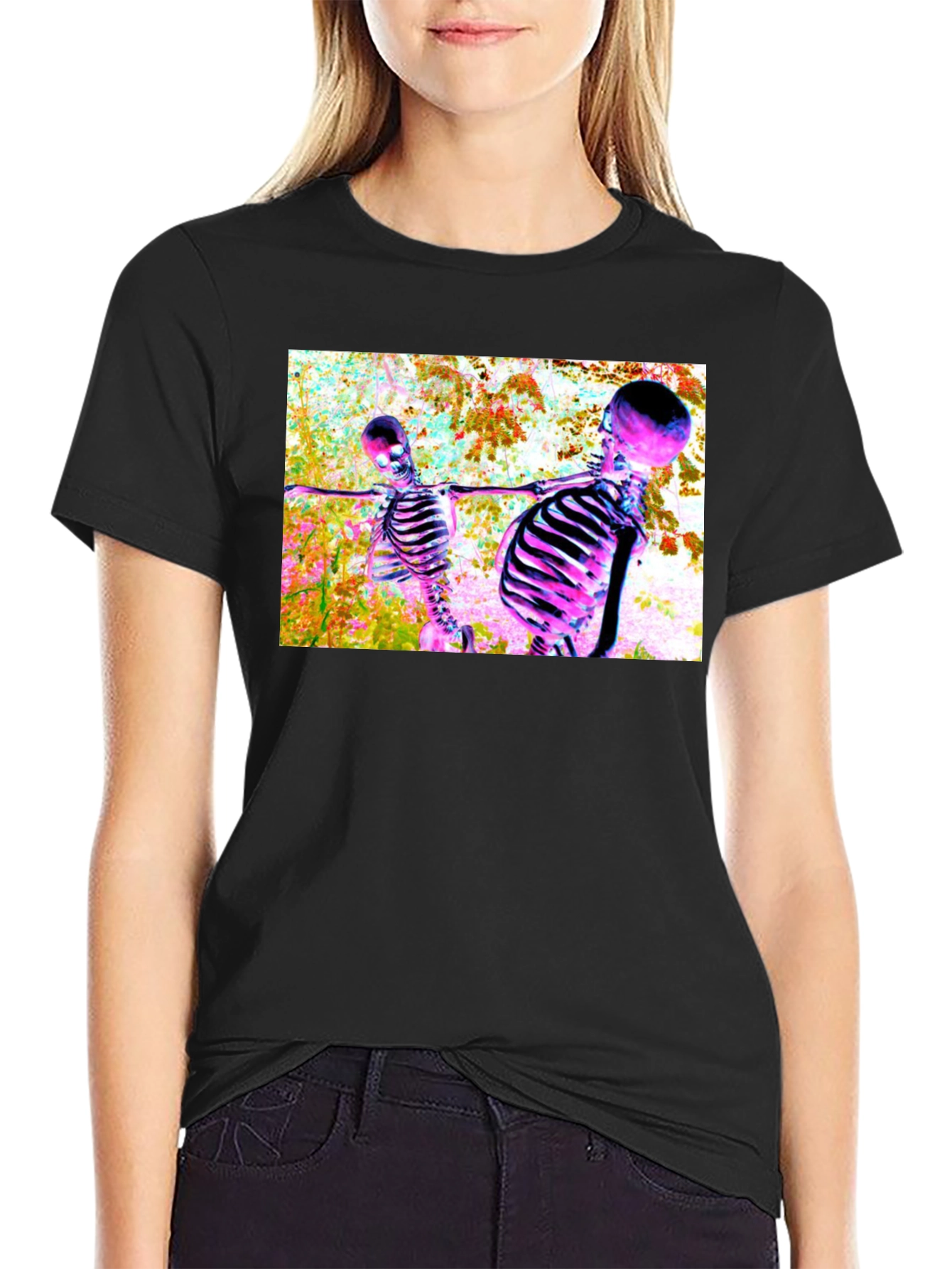 Skeleton Dance Crew Graphic T-Shirt