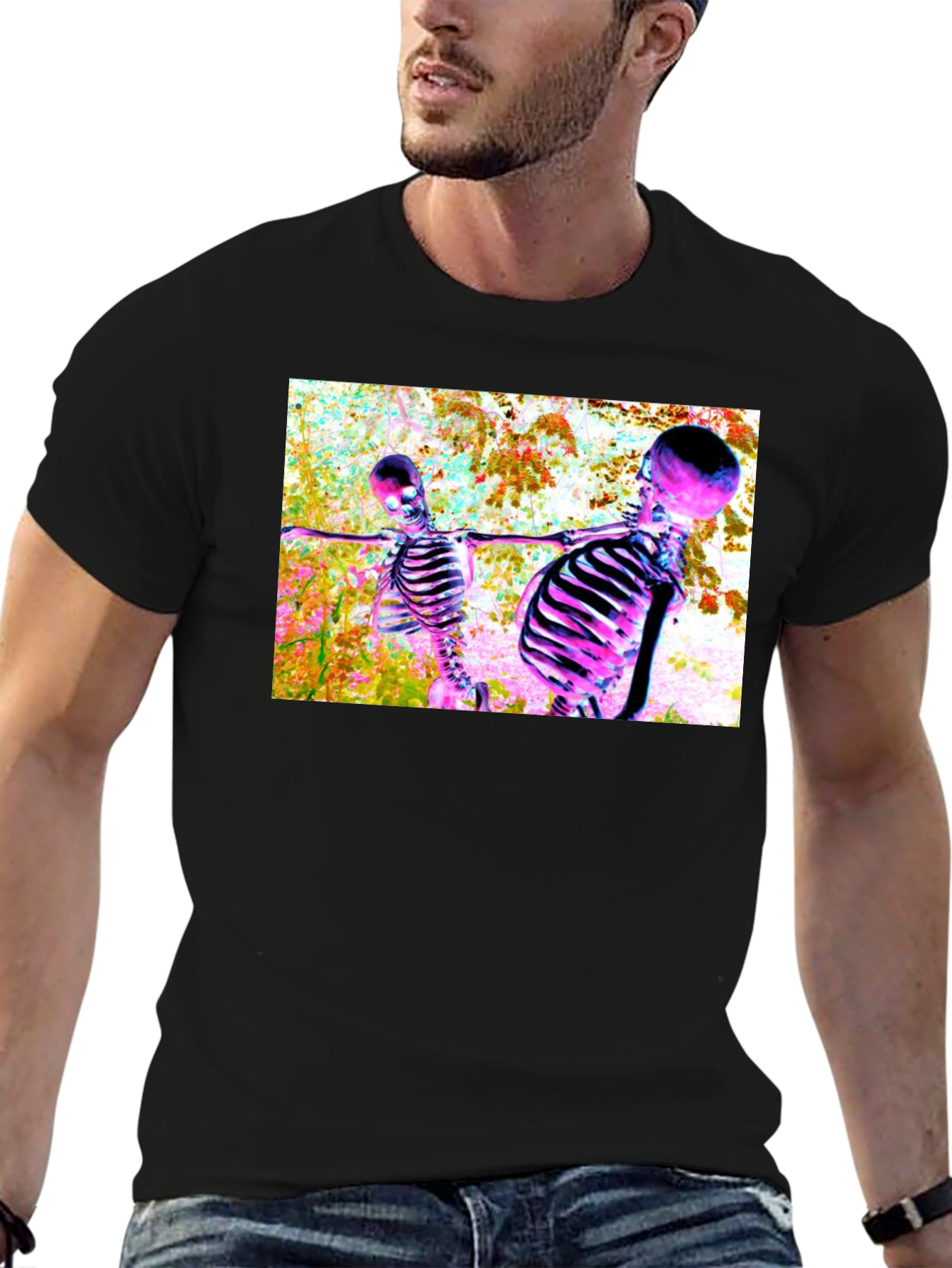 Skeleton Dance Crew Graphic T-Shirt