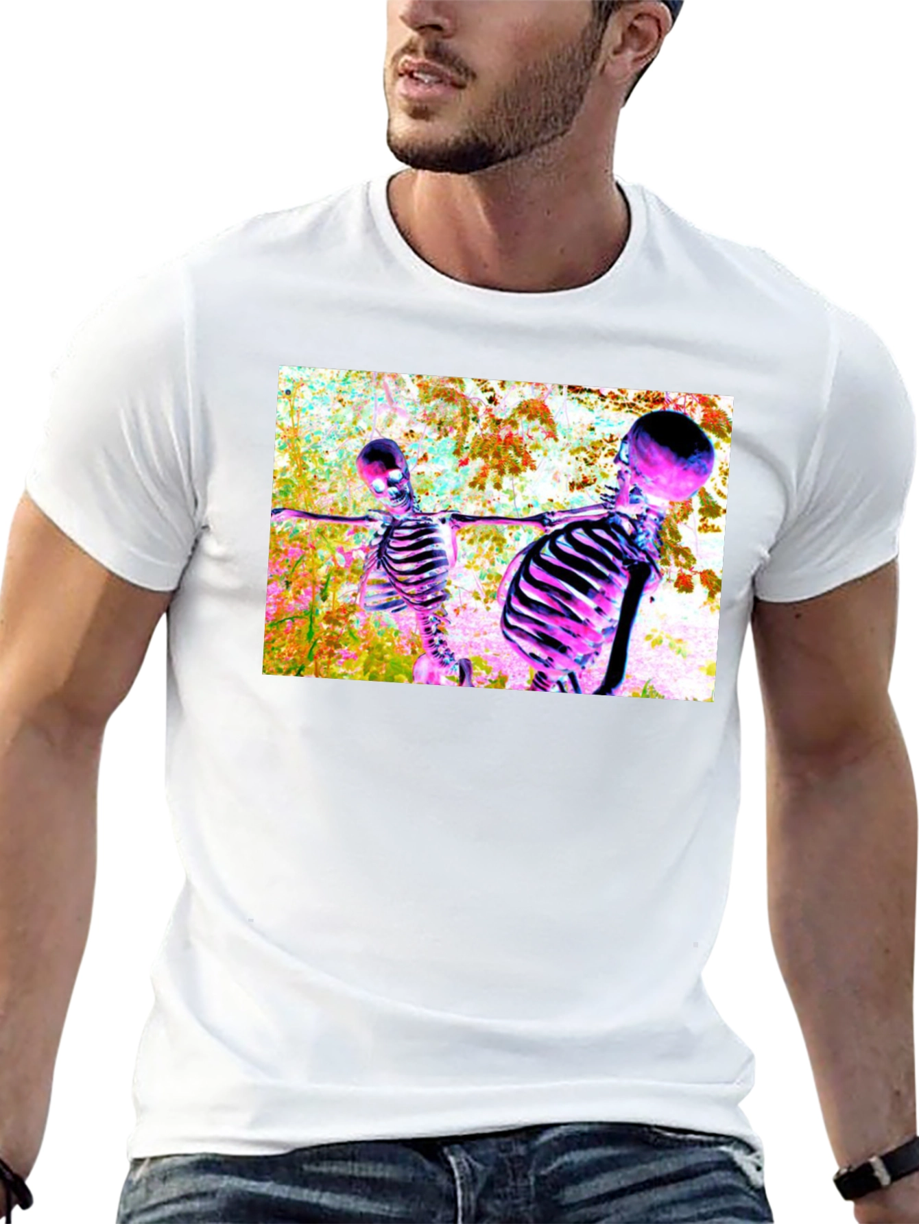 Skeleton Dance Crew Graphic T-Shirt
