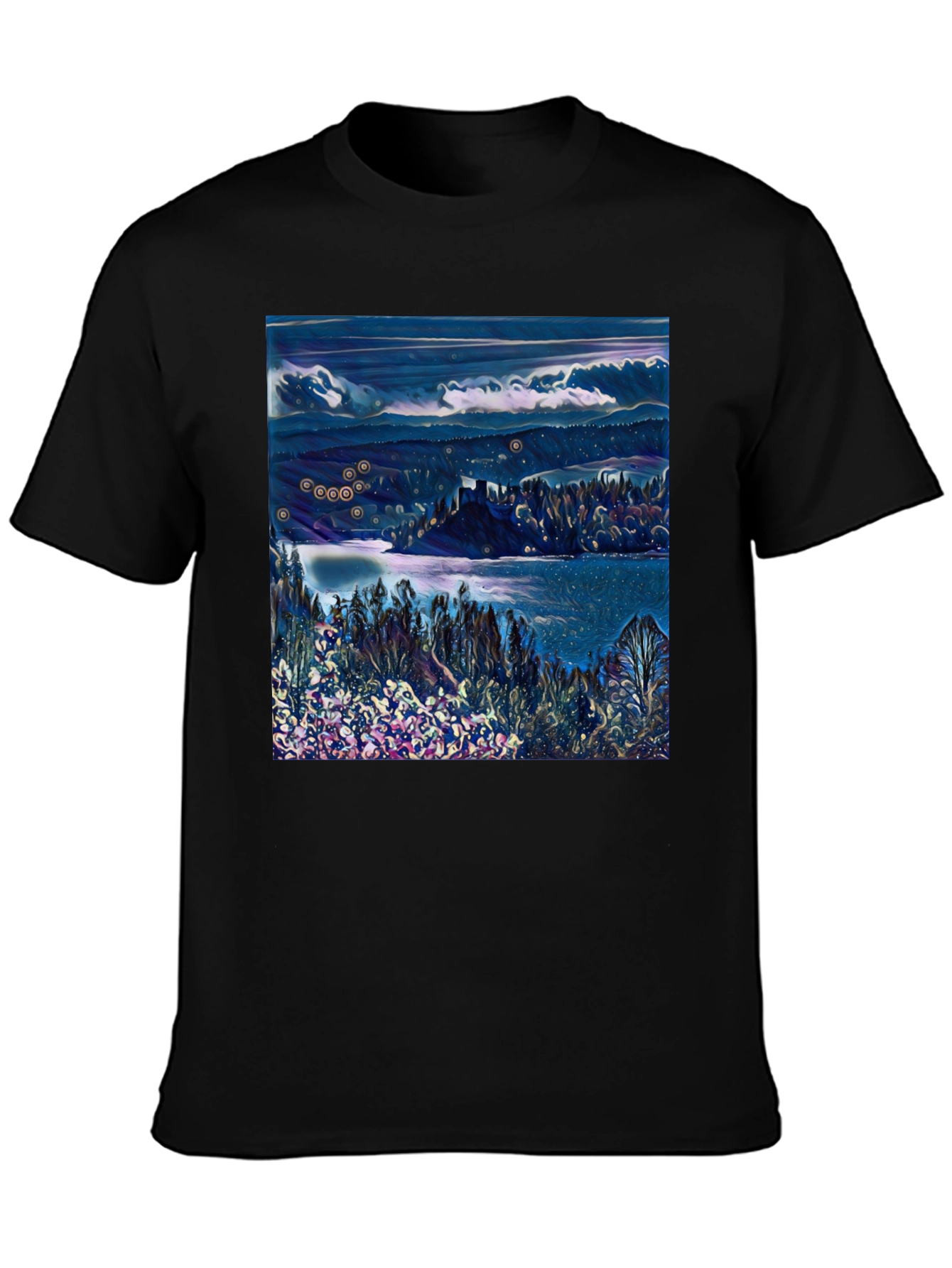 Fantasy Landscape Graphic Print Tee