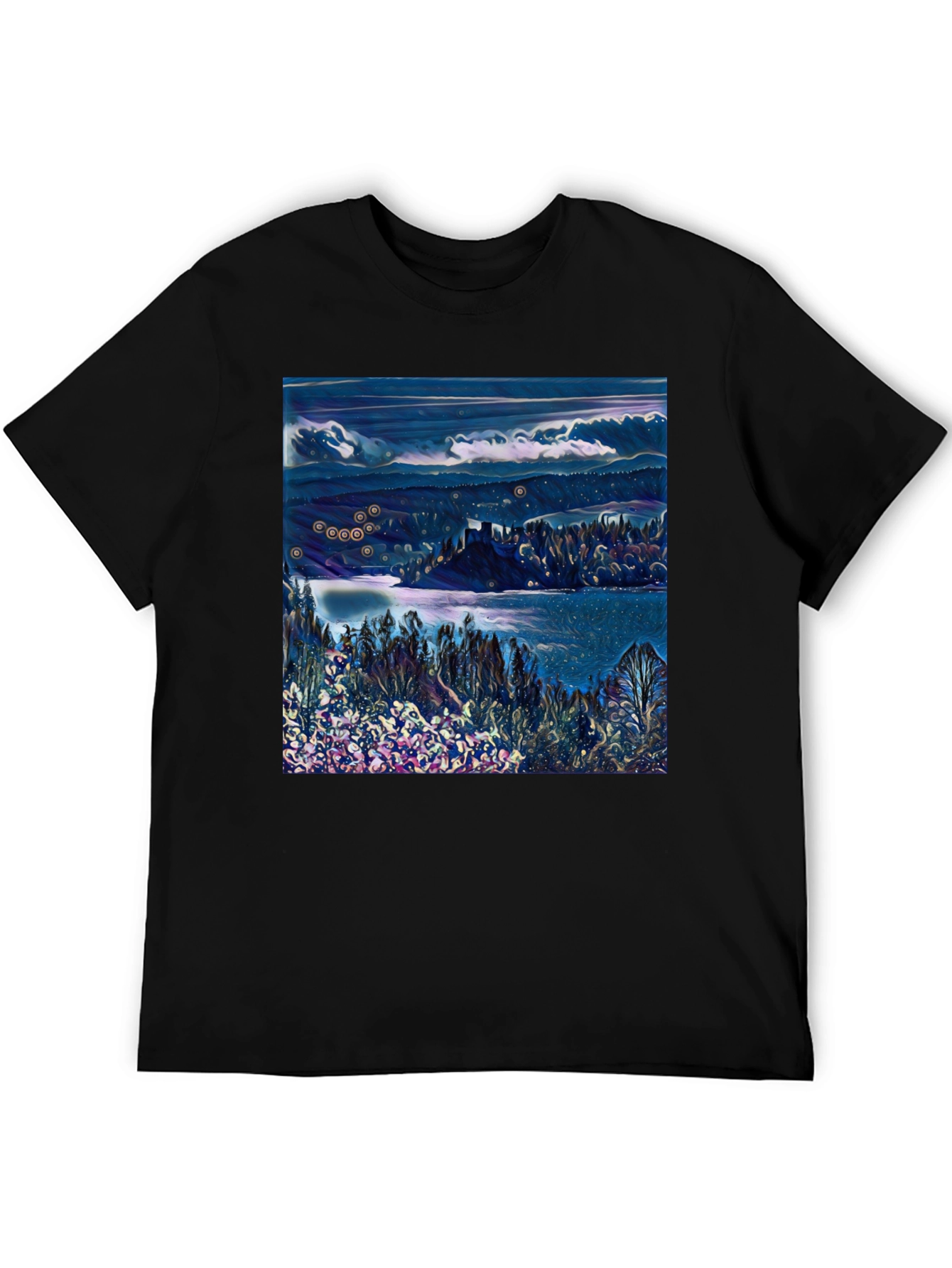 Fantasy Landscape Graphic Print Tee