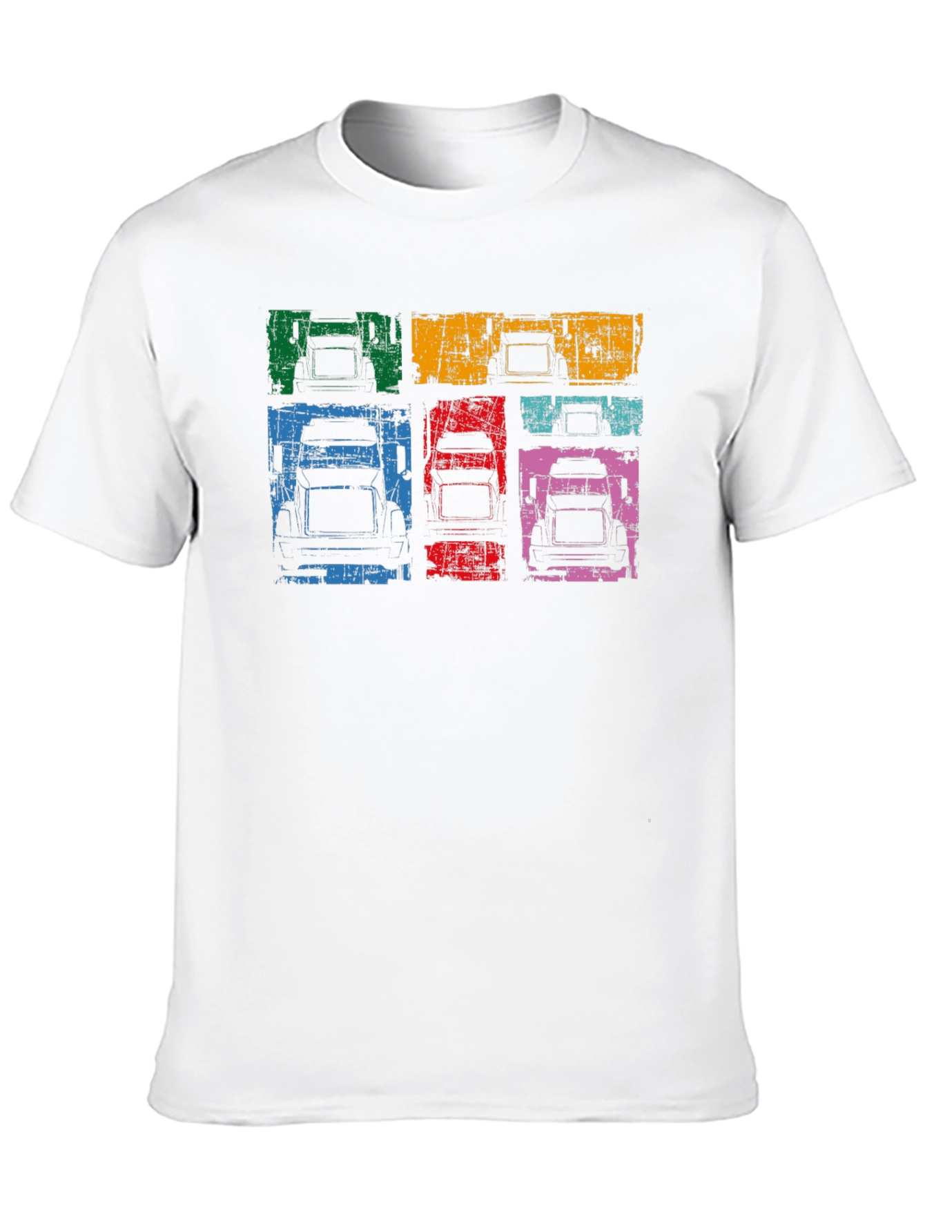 Retro Truck Graphic Tee - Classic Pop Art Style