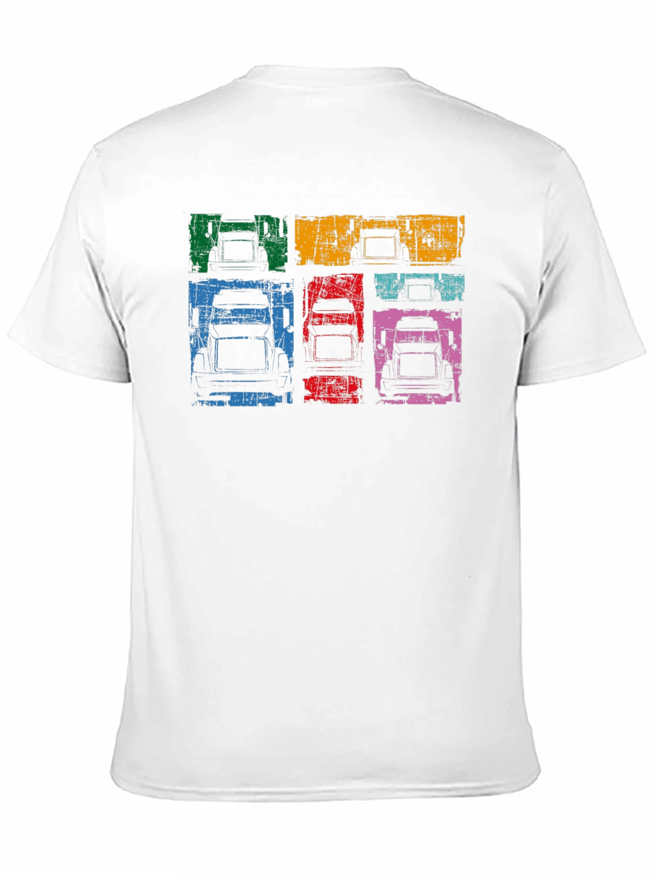 Retro Truck Graphic Tee - Classic Pop Art Style