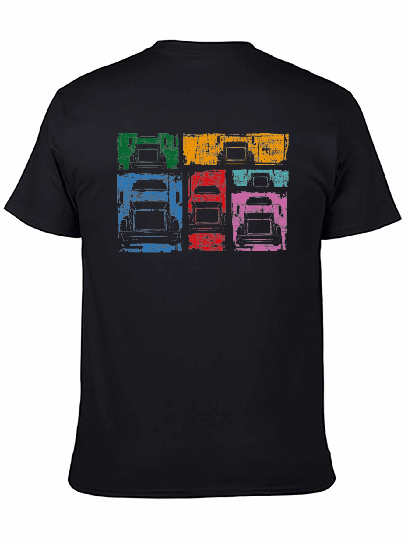 Retro Truck Graphic Tee - Classic Pop Art Style