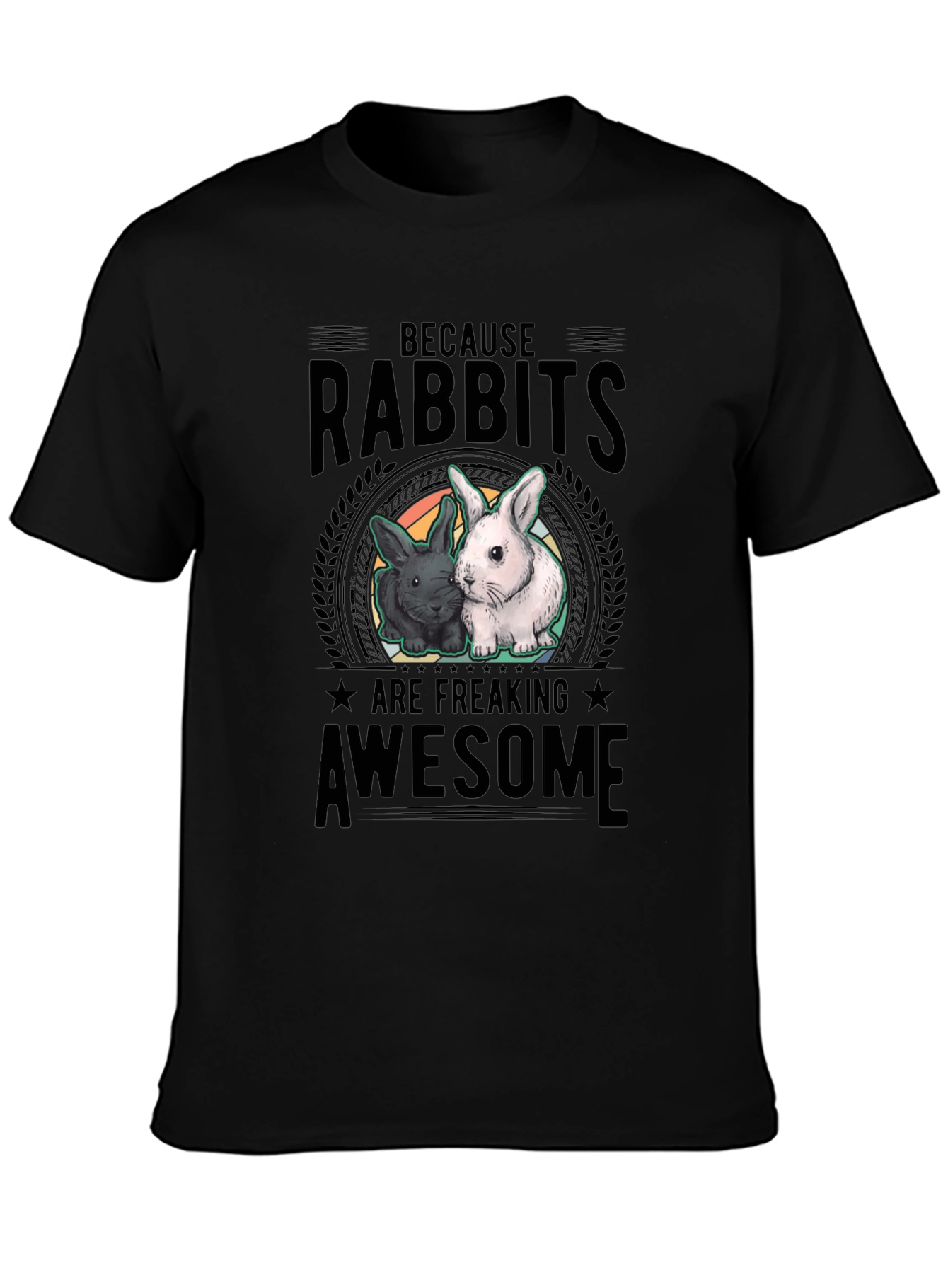 Rabbits Are Awesome Graphic T-Shirt