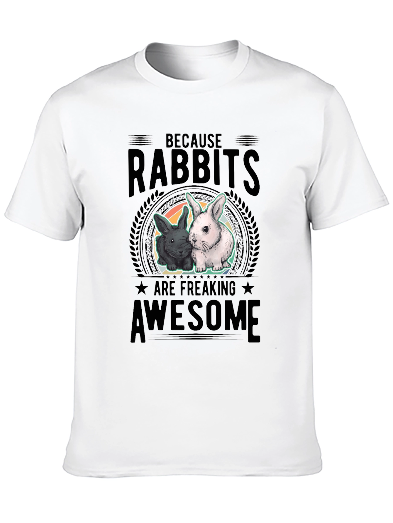 Rabbits Are Awesome Graphic T-Shirt