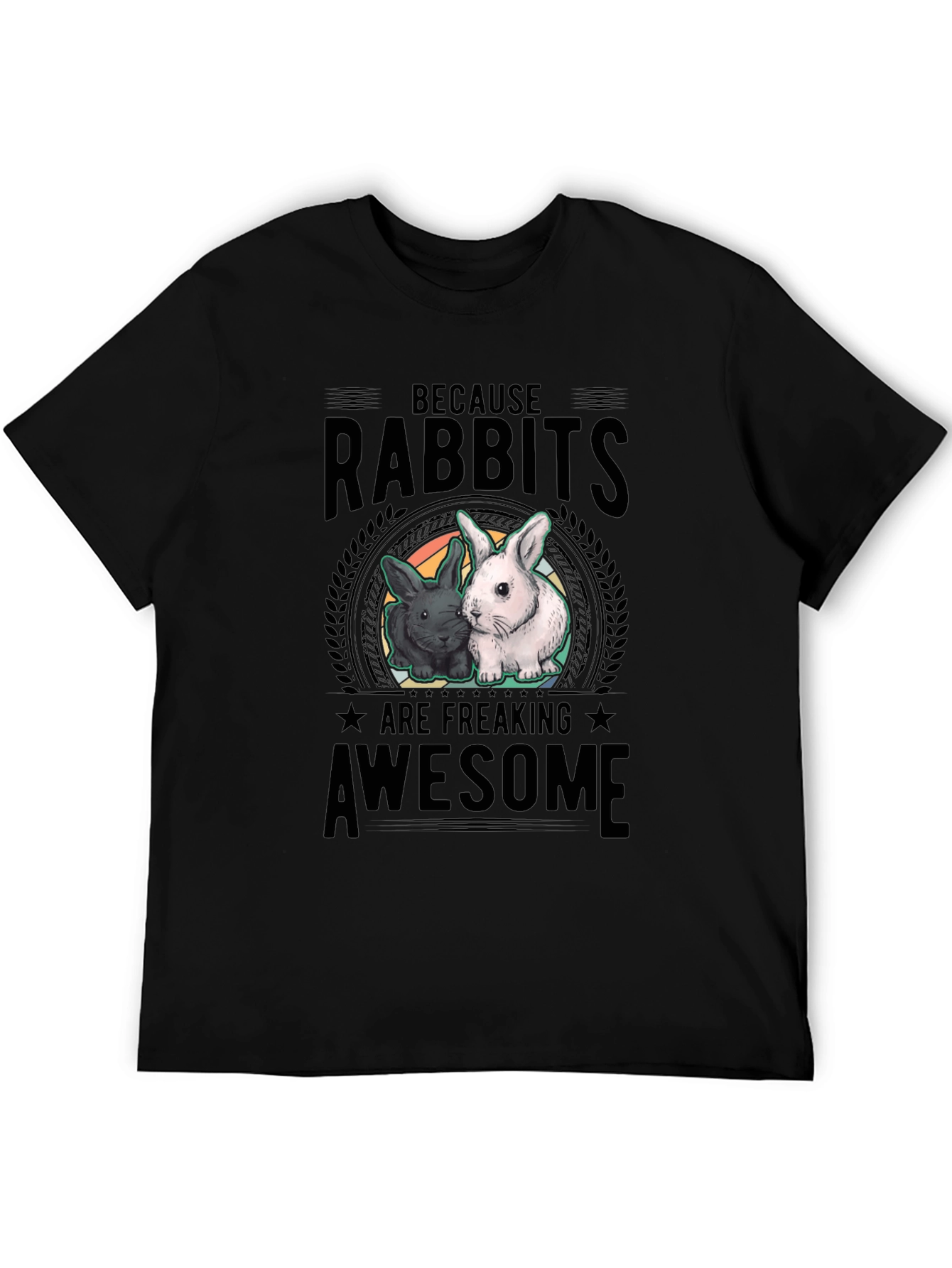 Rabbits Are Awesome Graphic T-Shirt