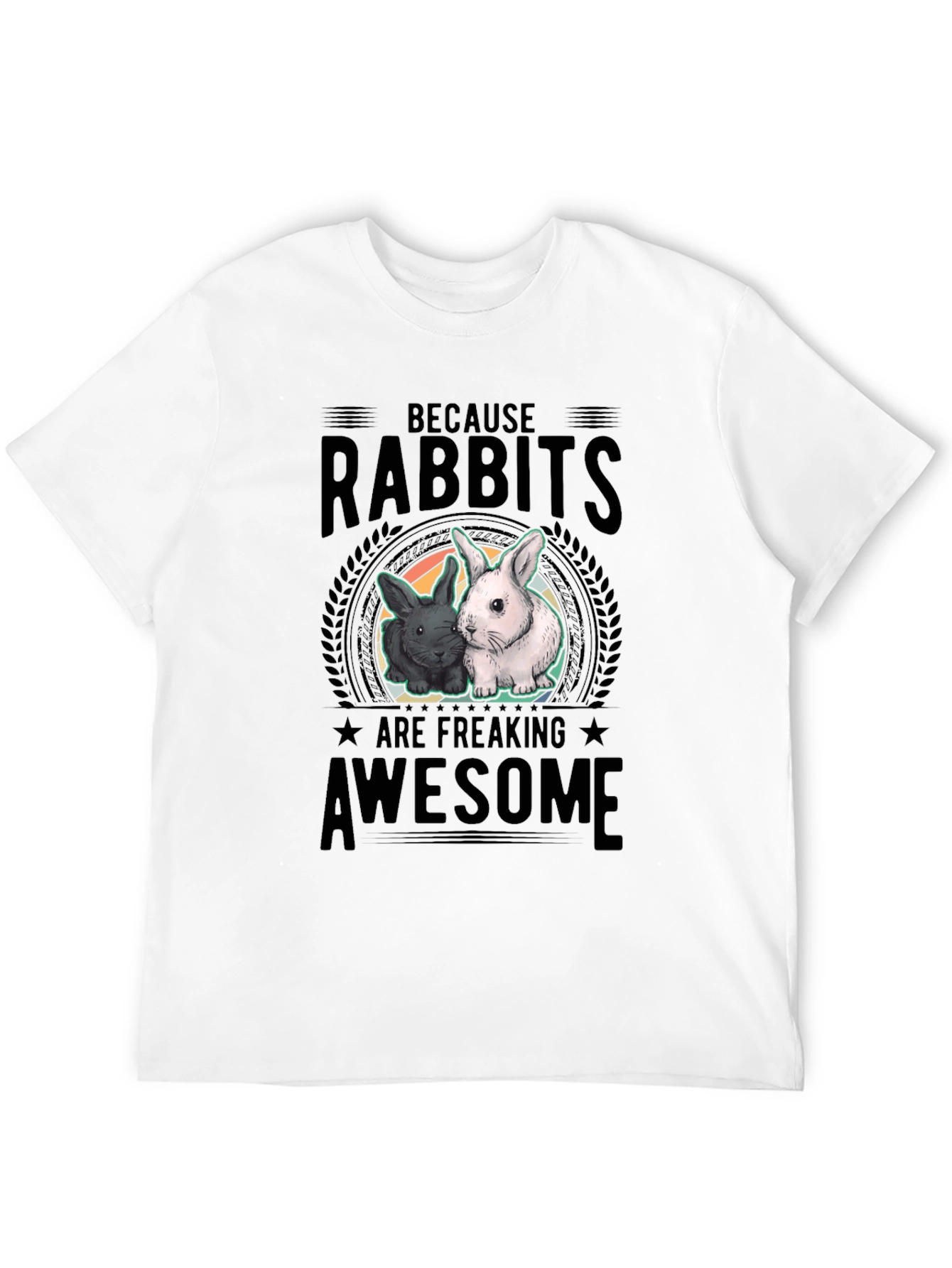 Rabbits Are Awesome Graphic T-Shirt