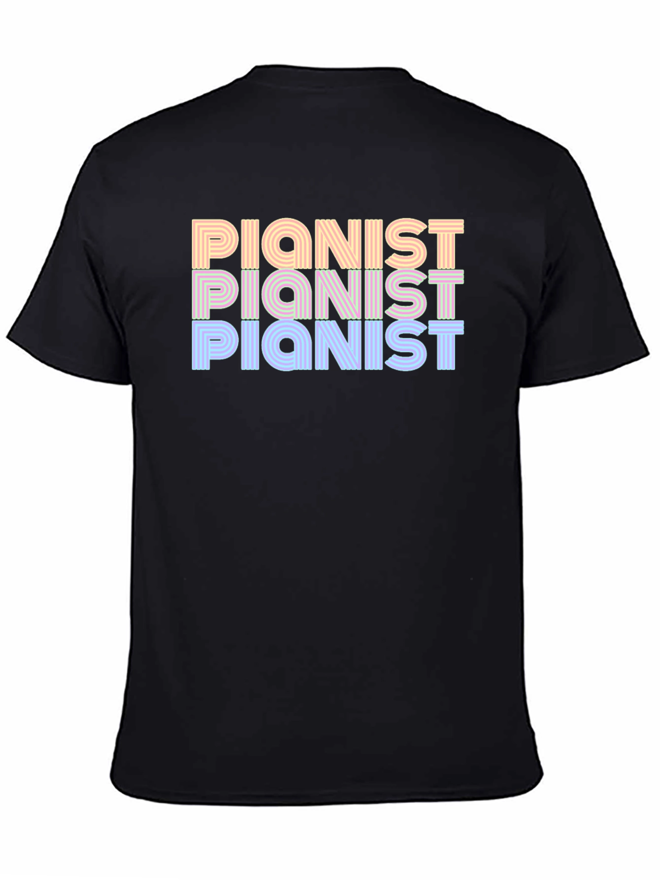 Pianist T-Shirt - Retro Music Lover Tee