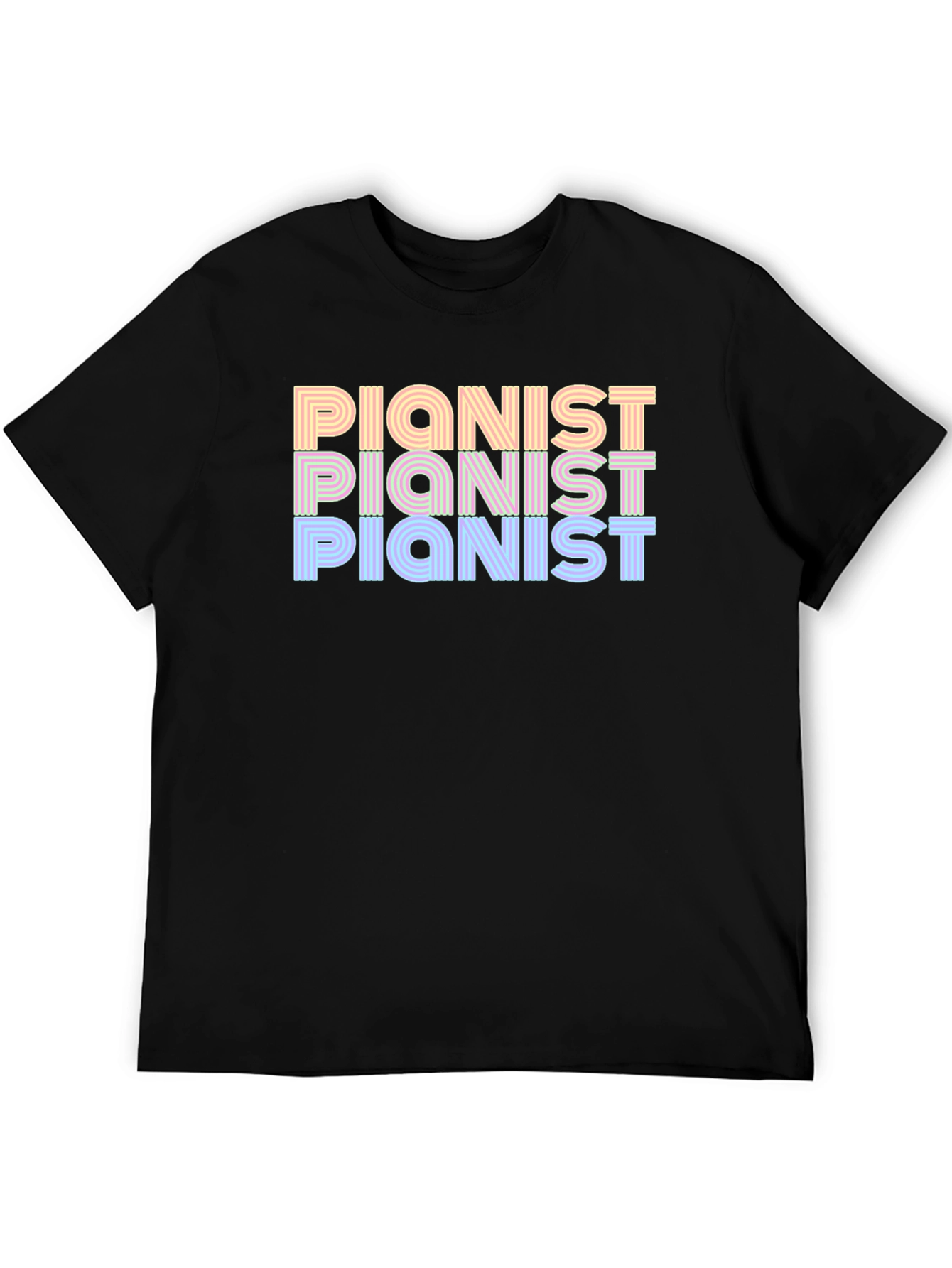 Pianist T-Shirt - Retro Music Lover Tee