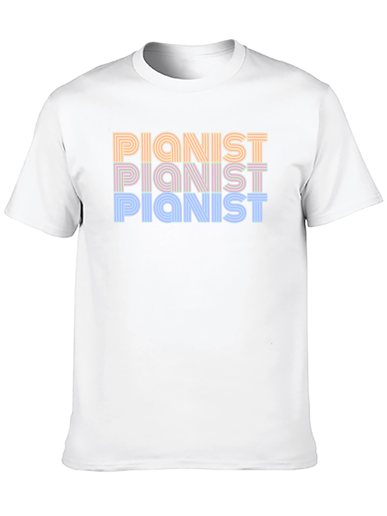 Pianist T-Shirt - Retro Music Lover Tee