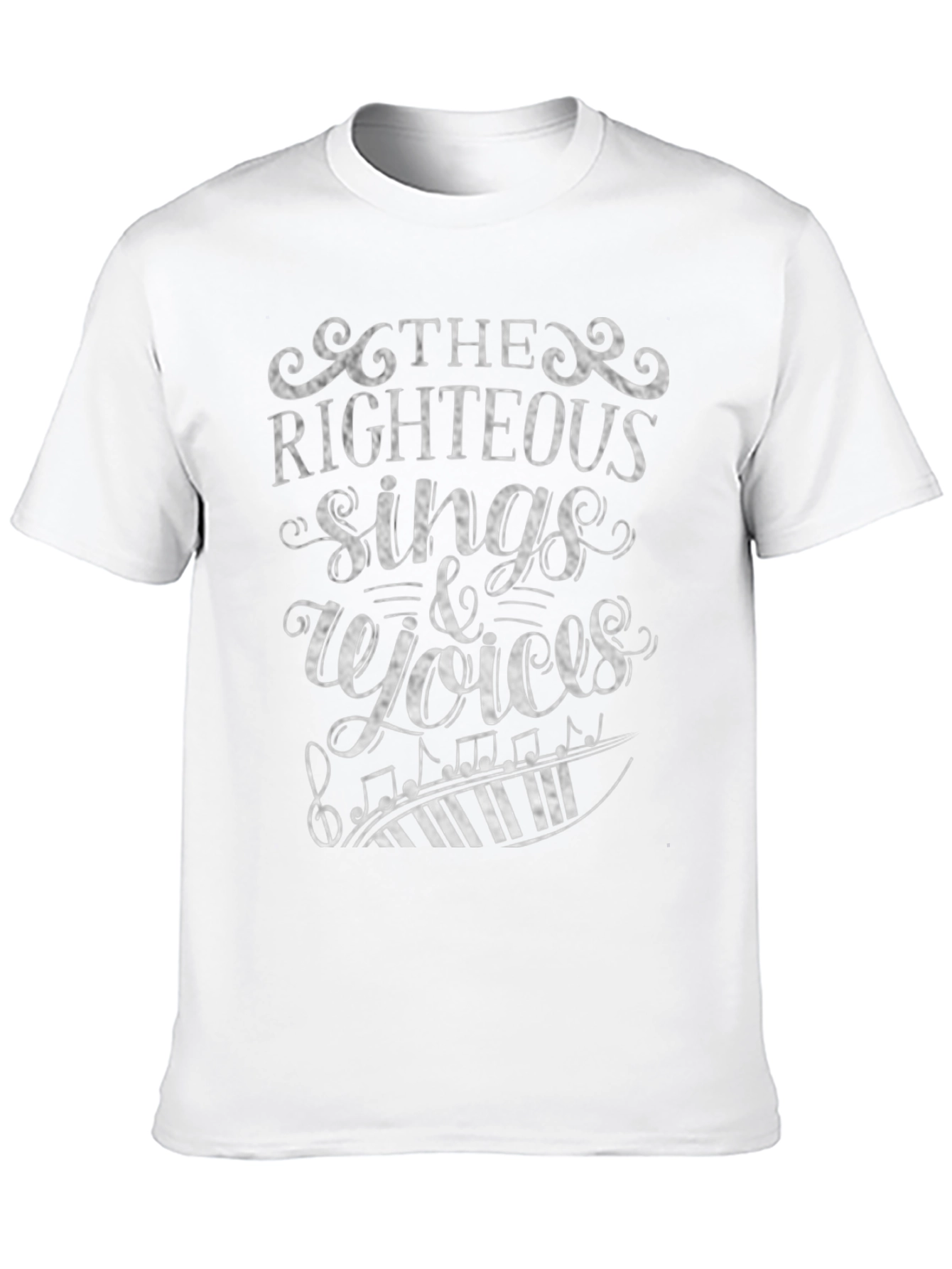 Righteous Sings Voices Black Graphic Tee