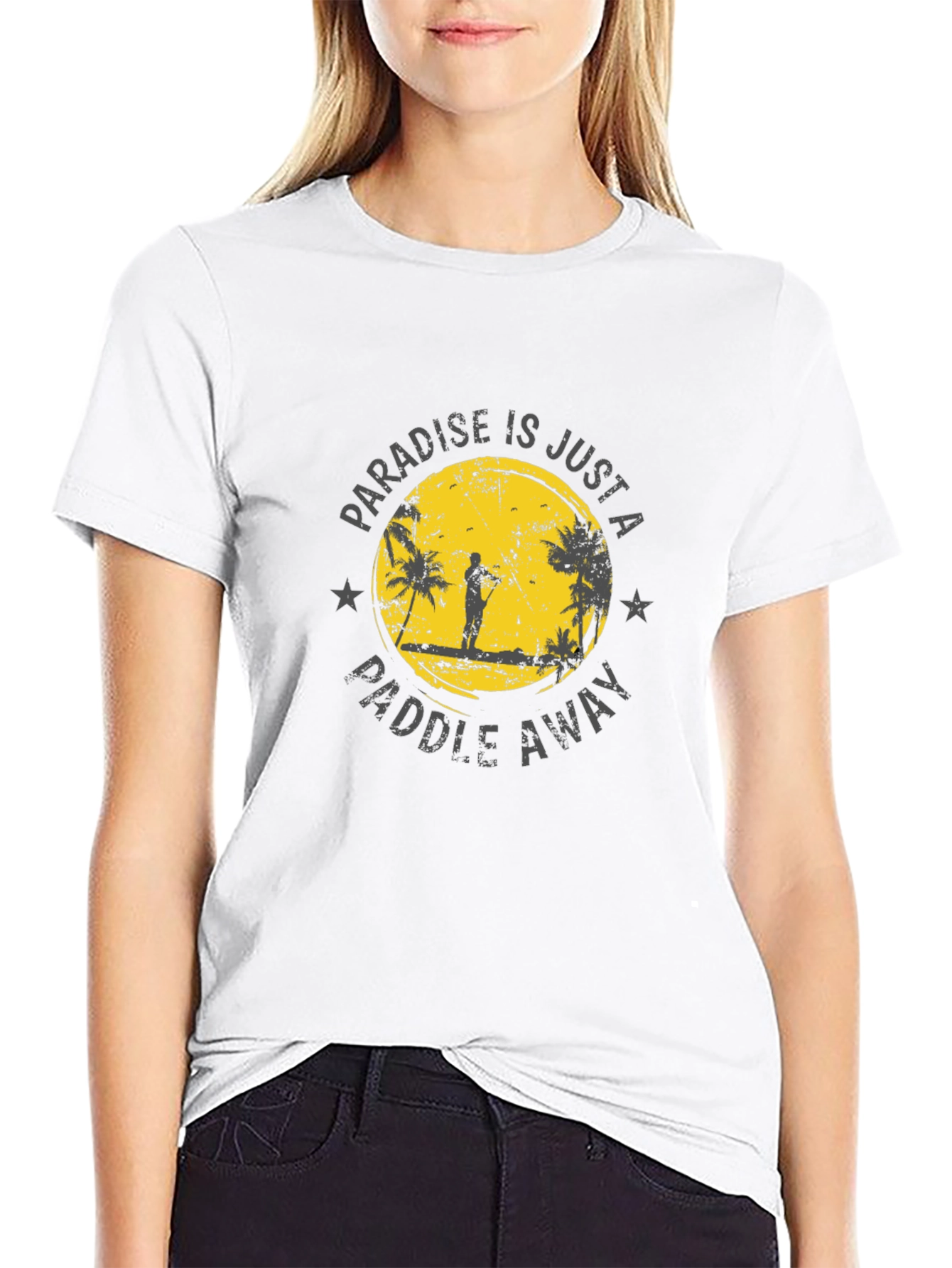 Paradise Paddle Away T-Shirt - Island Vibes