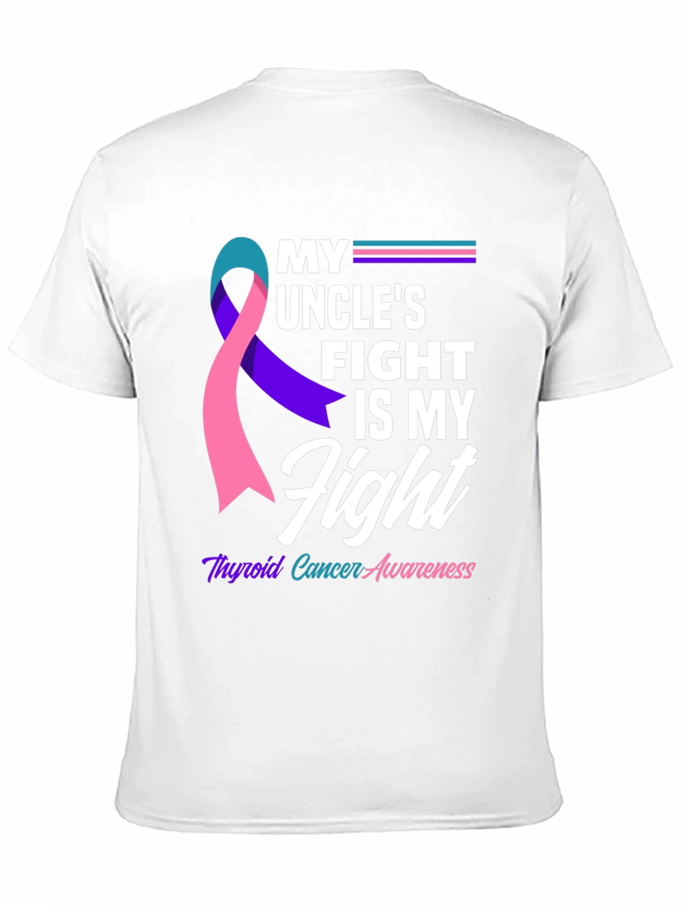 Thyroid Cancer Awareness T-Shirt - My Uncles Fight