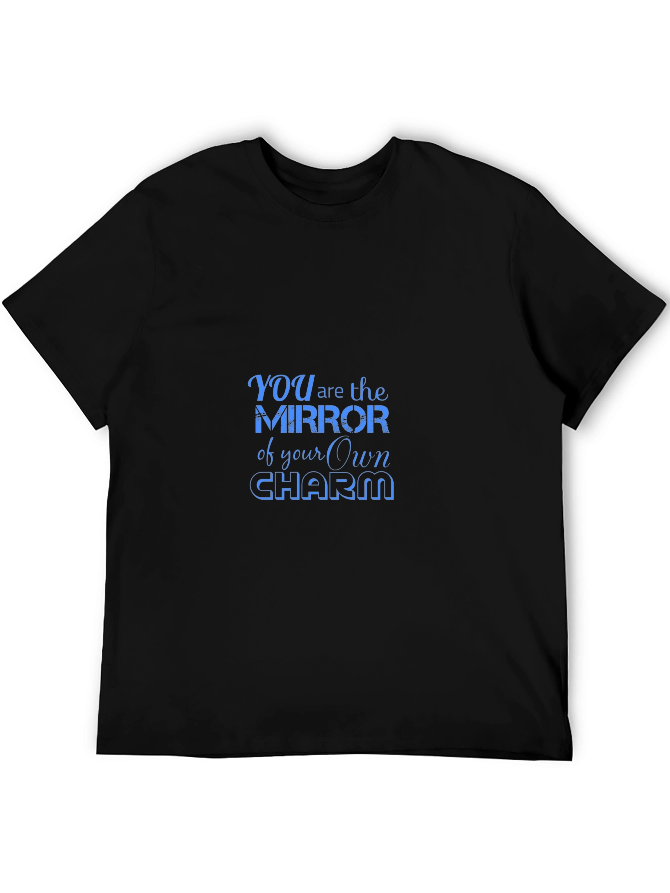 Charm Mirror Graphic Tee - Stylish Comfort