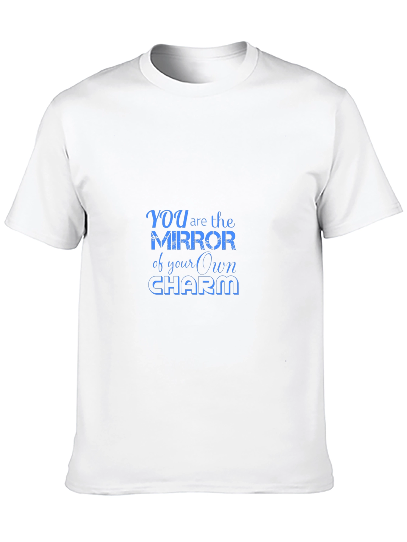 Charm Mirror Graphic Tee - Stylish Comfort