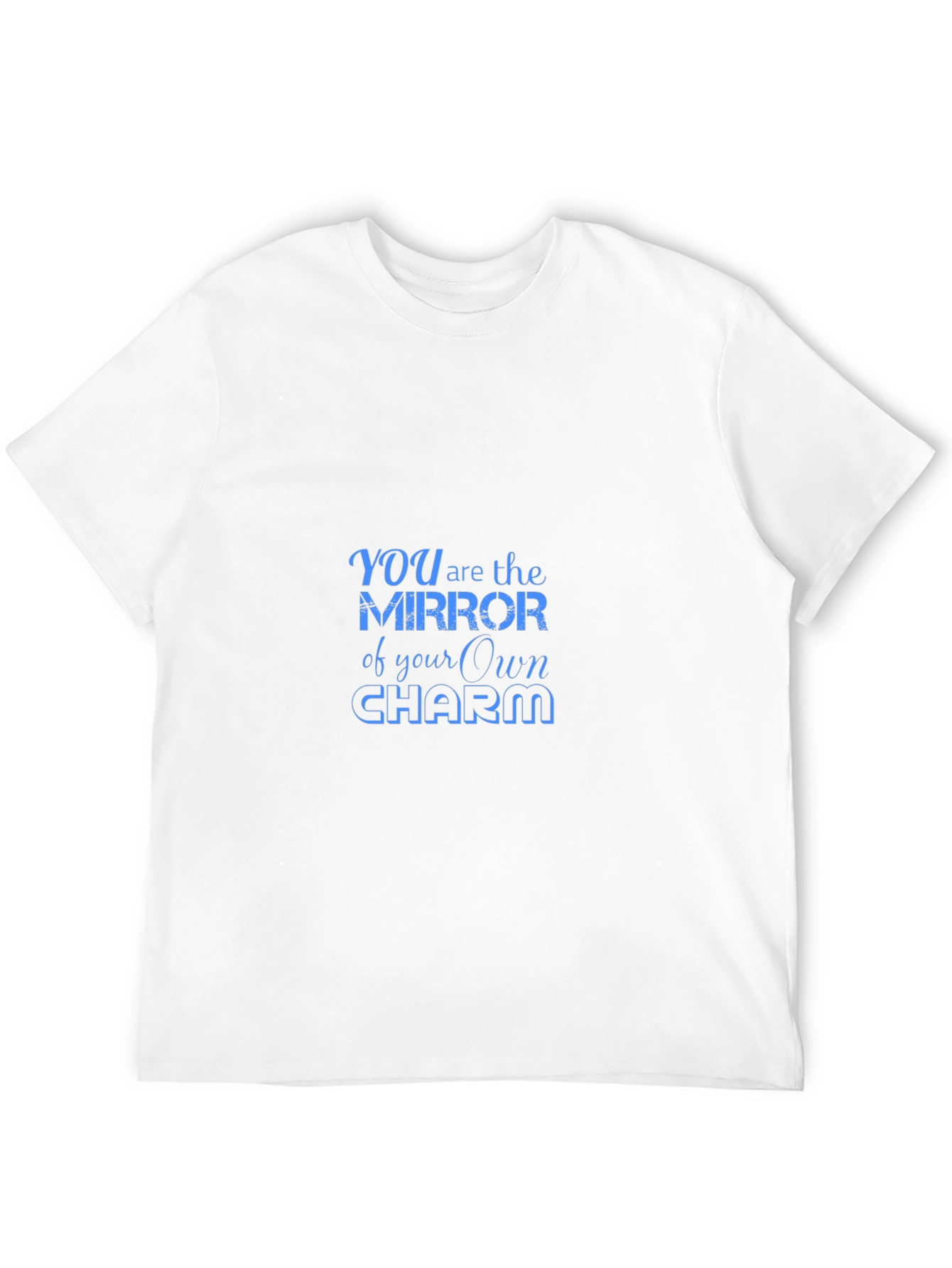 Charm Mirror Graphic Tee - Stylish Comfort