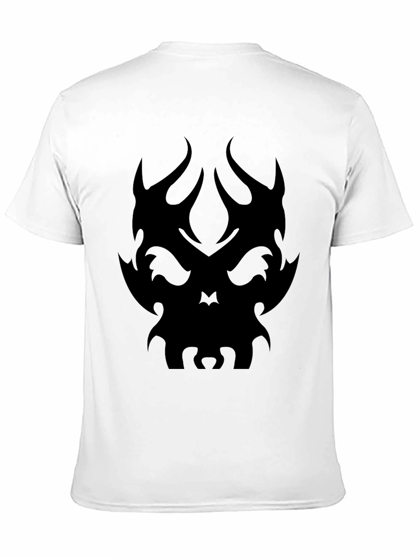 Skull Flame Graphic T-Shirt - Mens Black Tee