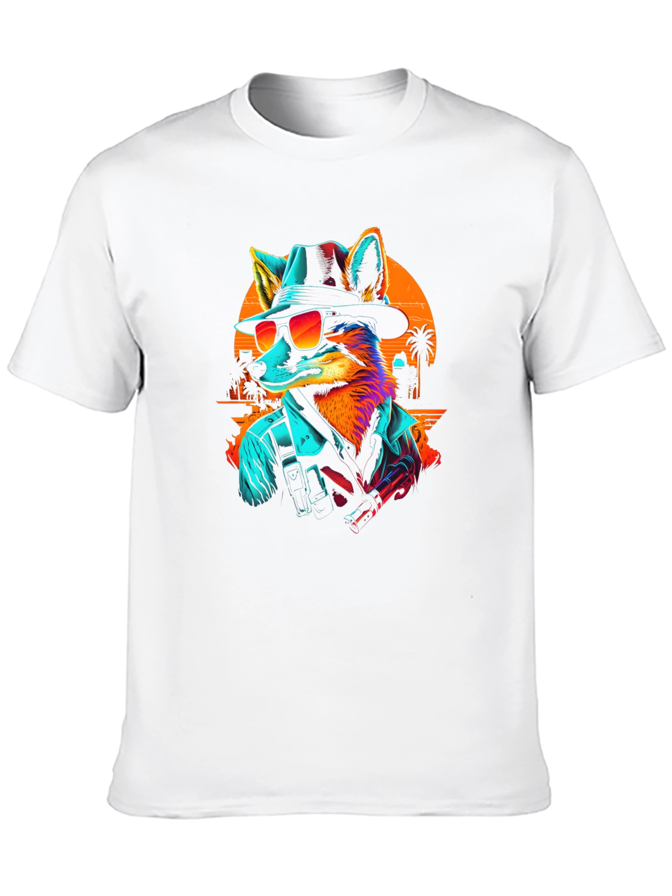 Retro Fox T-Shirt - Stylish Graphic Tee