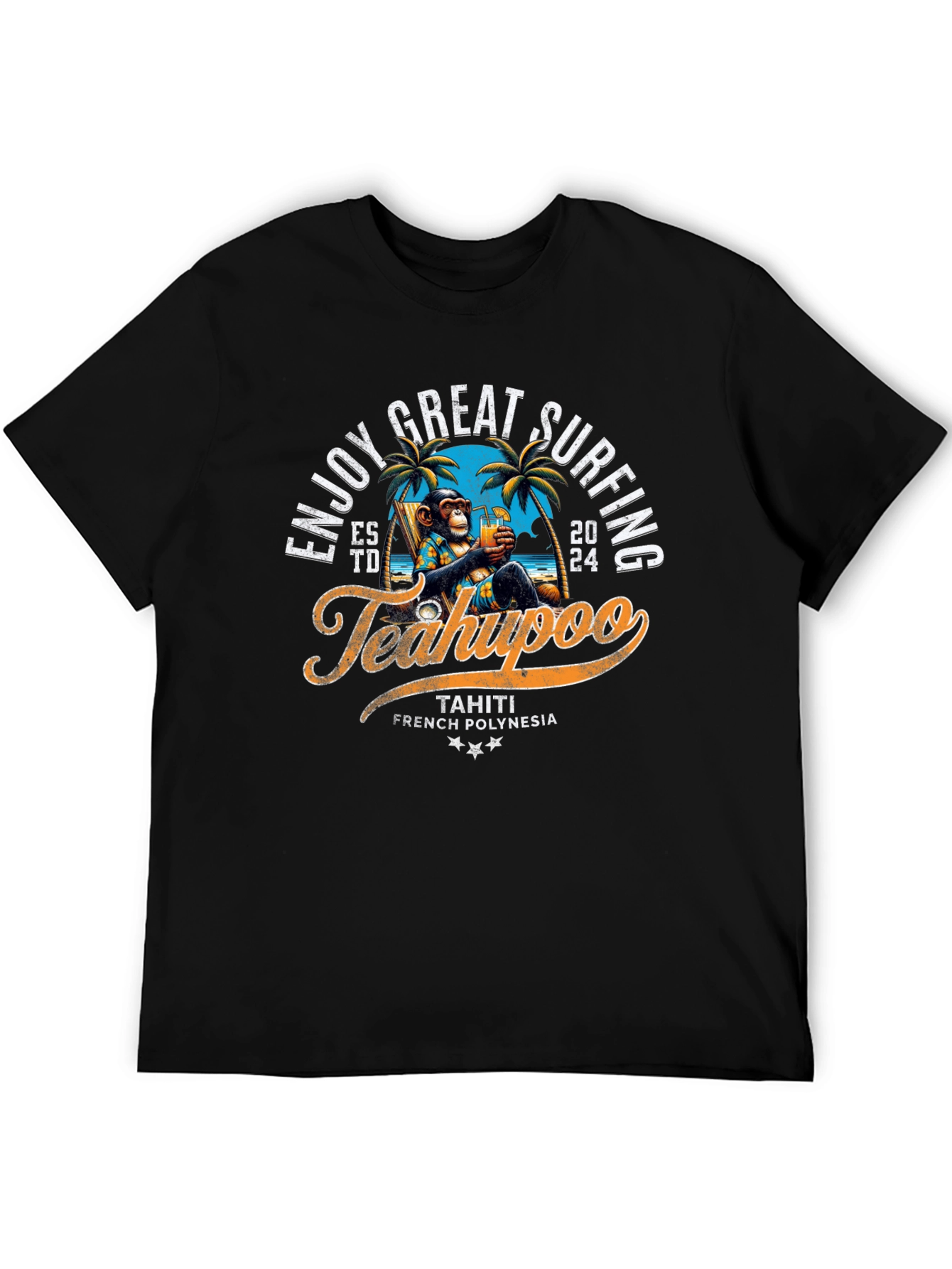 Teahupoo Surfing Tee