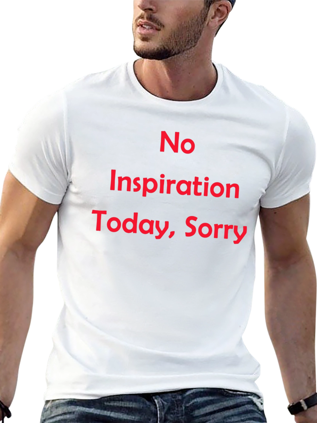 No Inspiration Today Funny T-Shirt
